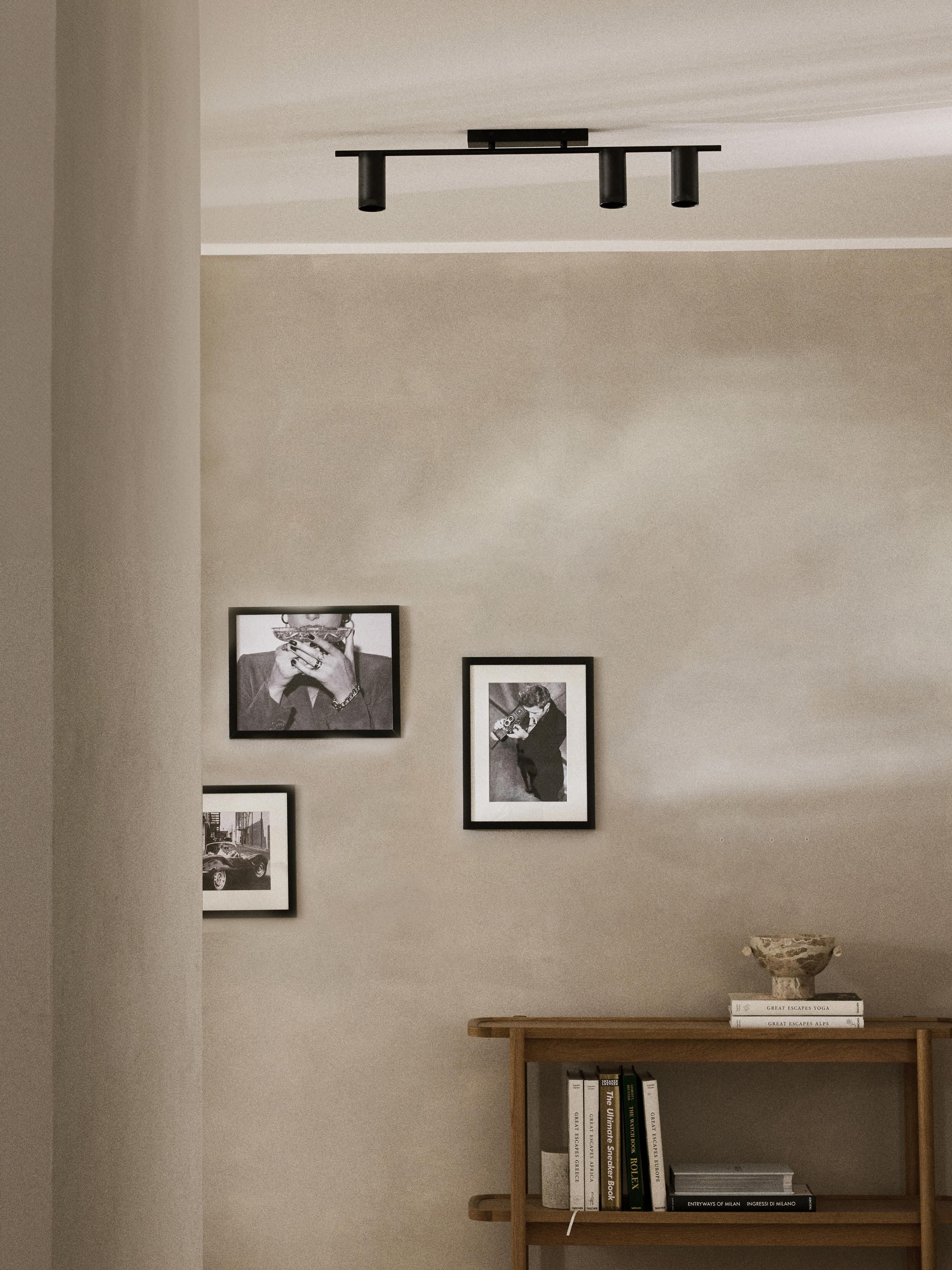 Grand spot plafond Galton - Noir