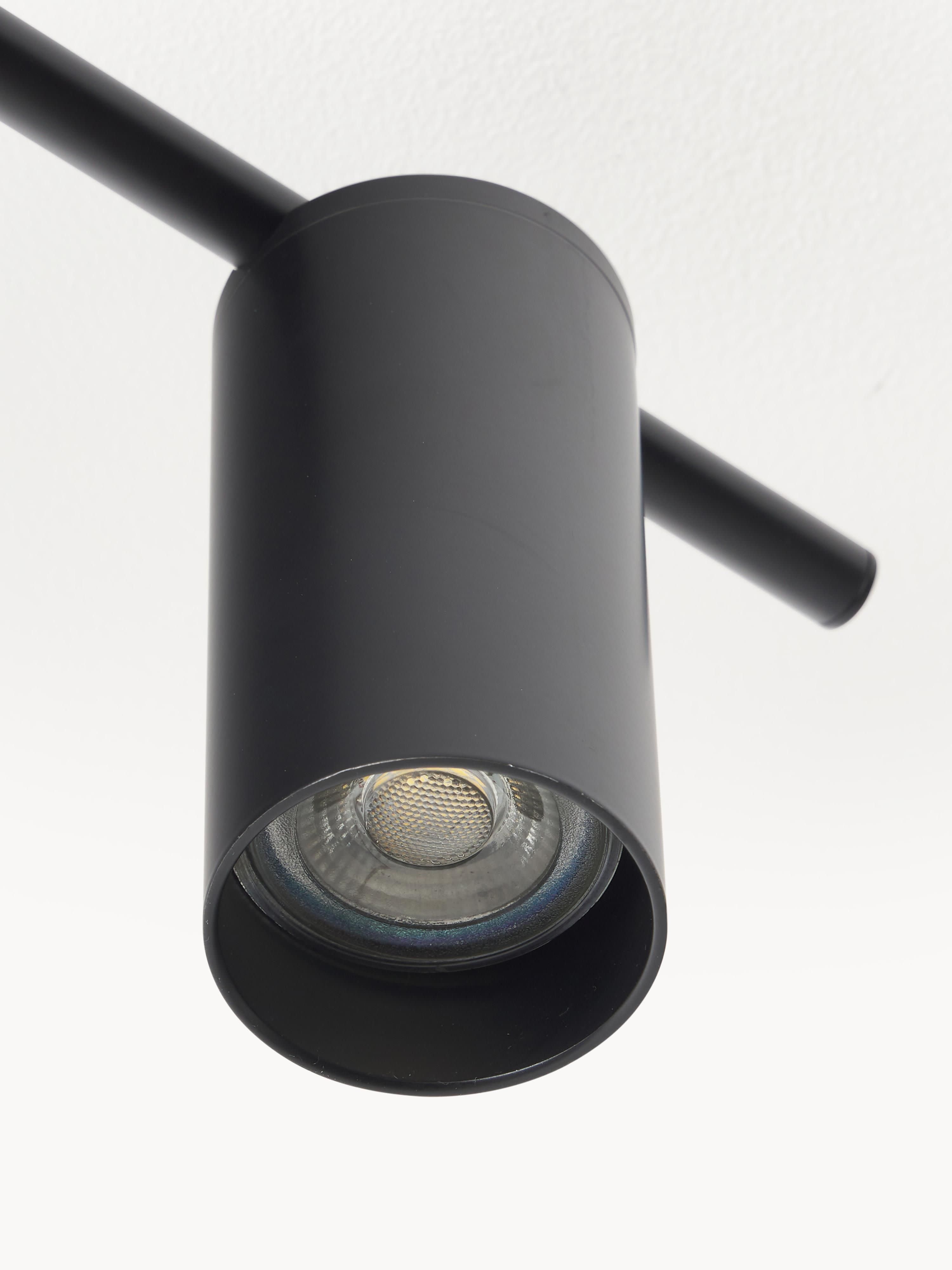 Grand spot plafond Galton - Noir
