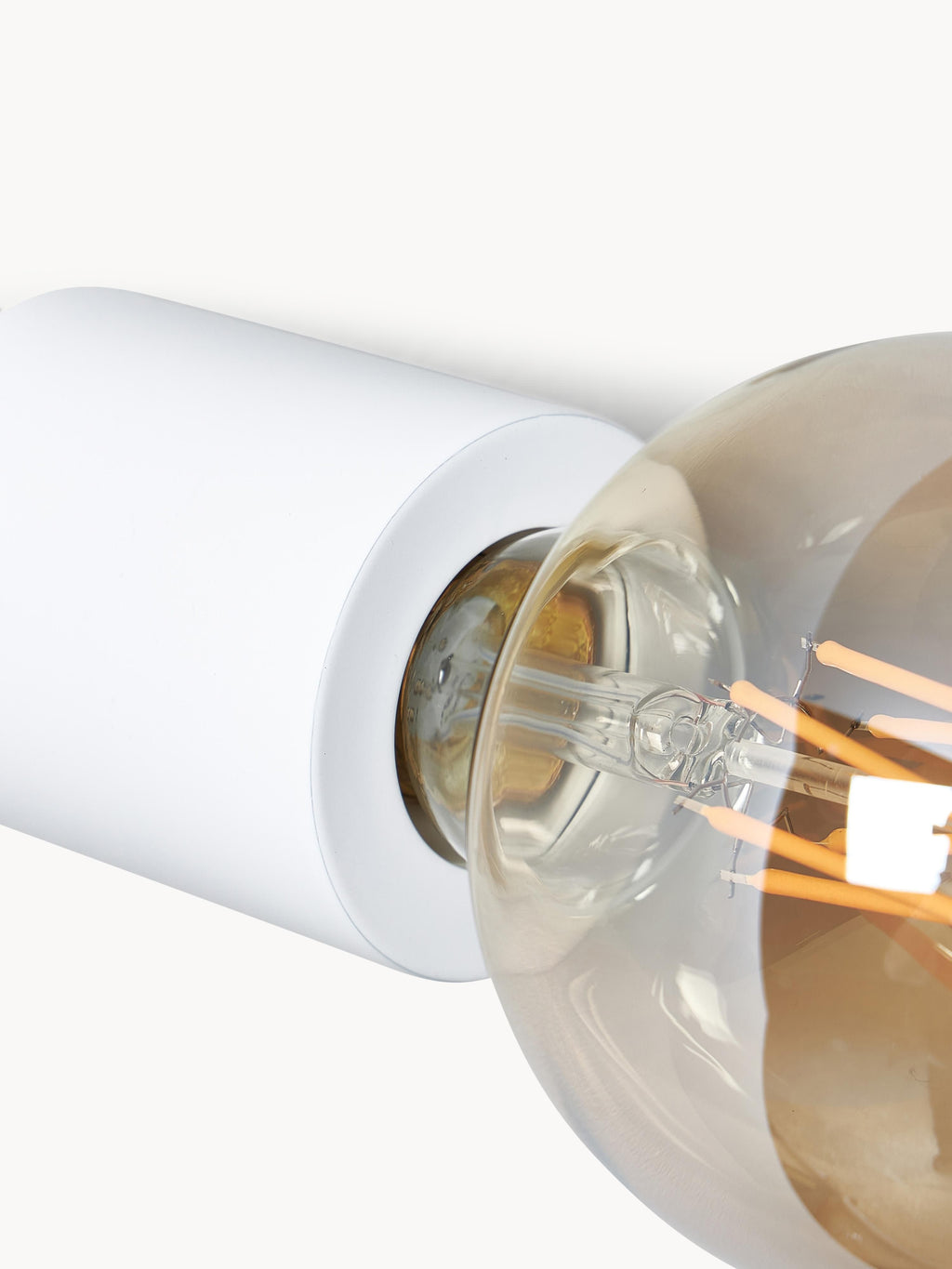 Applique murale design en métal Voima - Blanc, mat