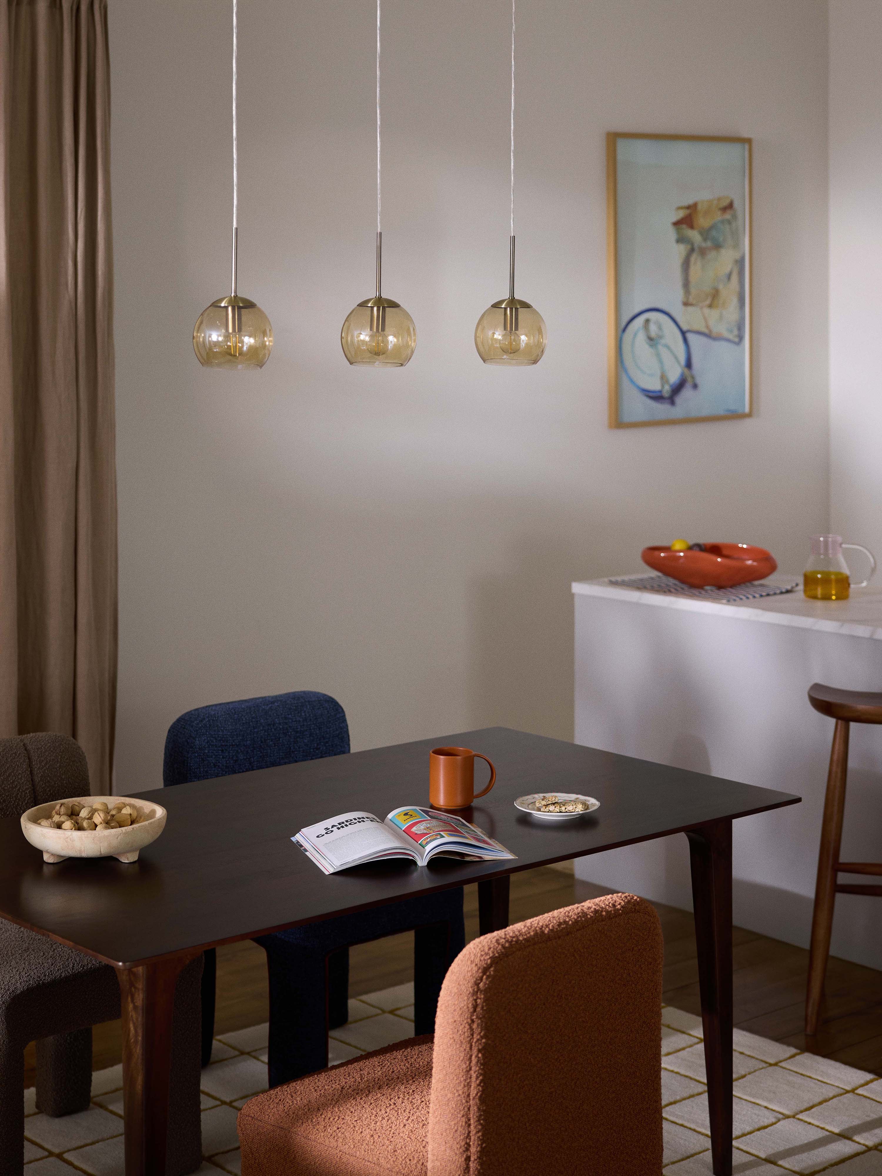 Grande suspension Slate - Doré
