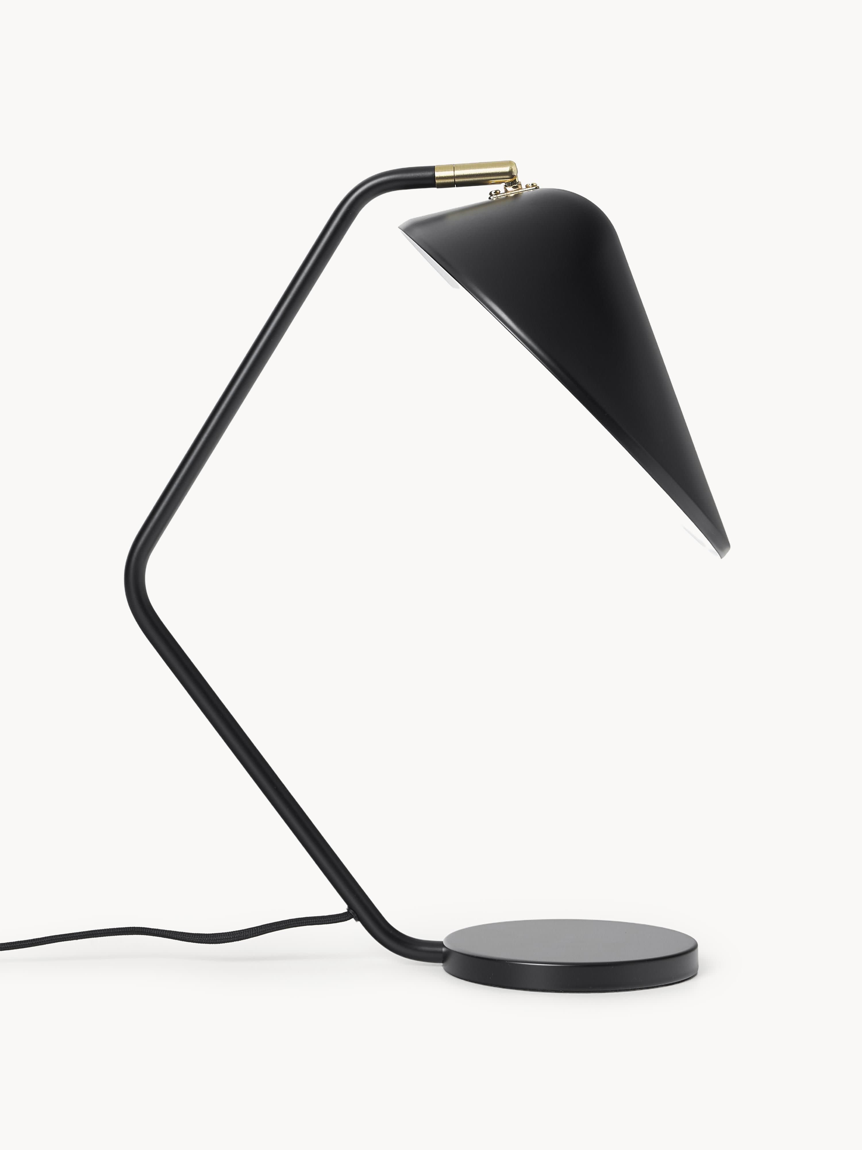 Lampe de bureau Celyn - Noir, laiton