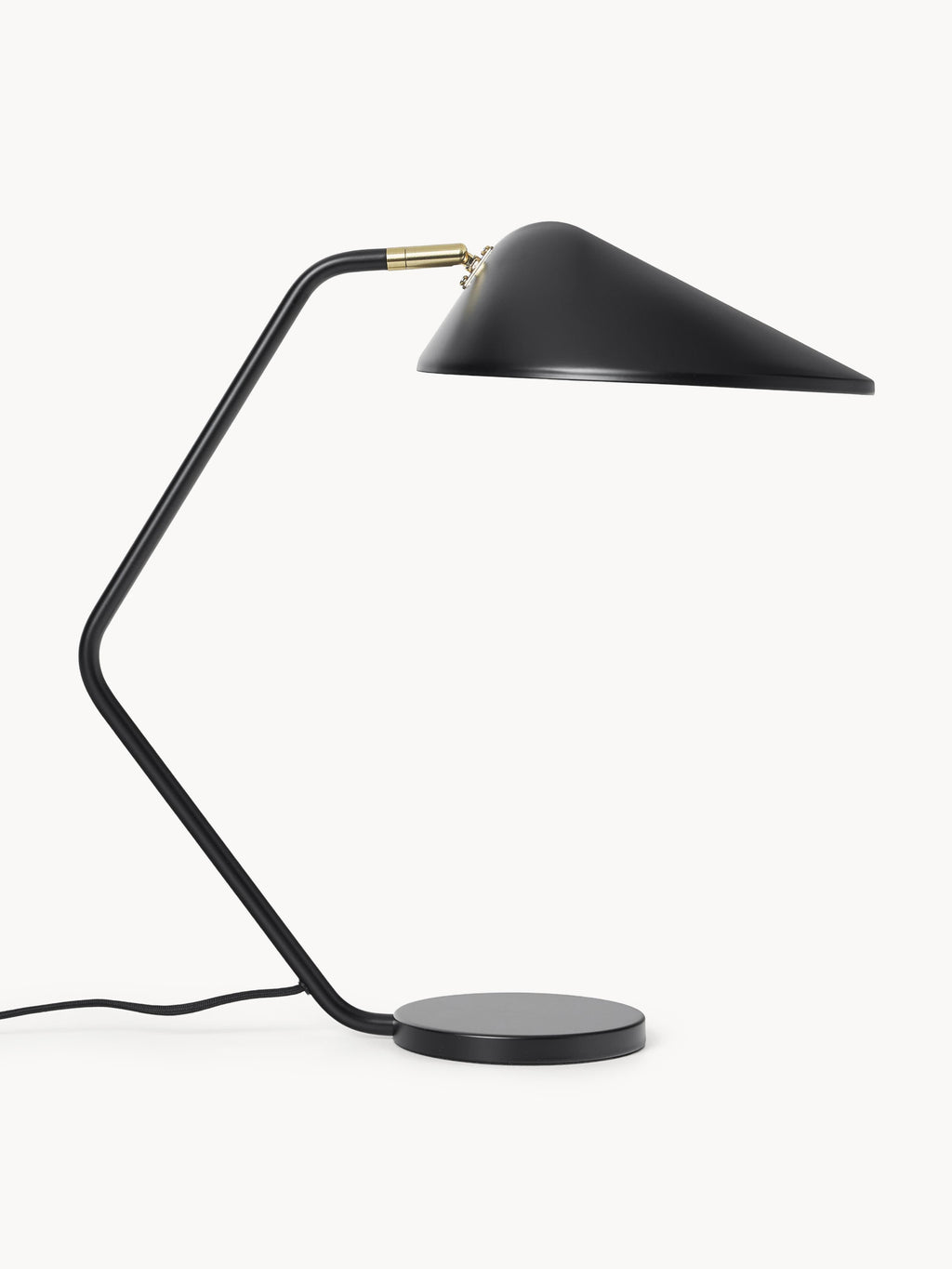 Lampe de bureau Celyn - Noir, laiton