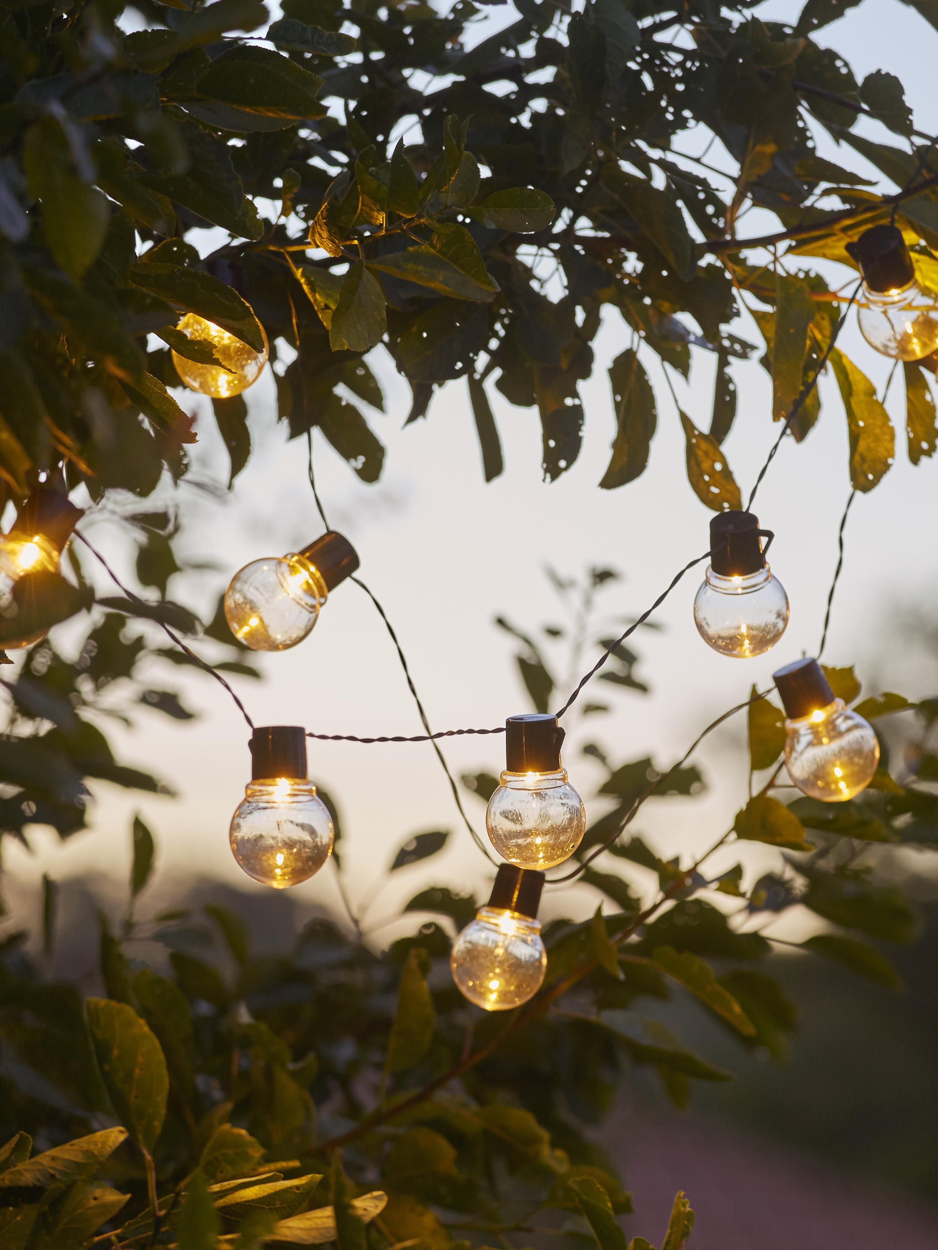Guirlande lumineuse solaire Zain - Noir