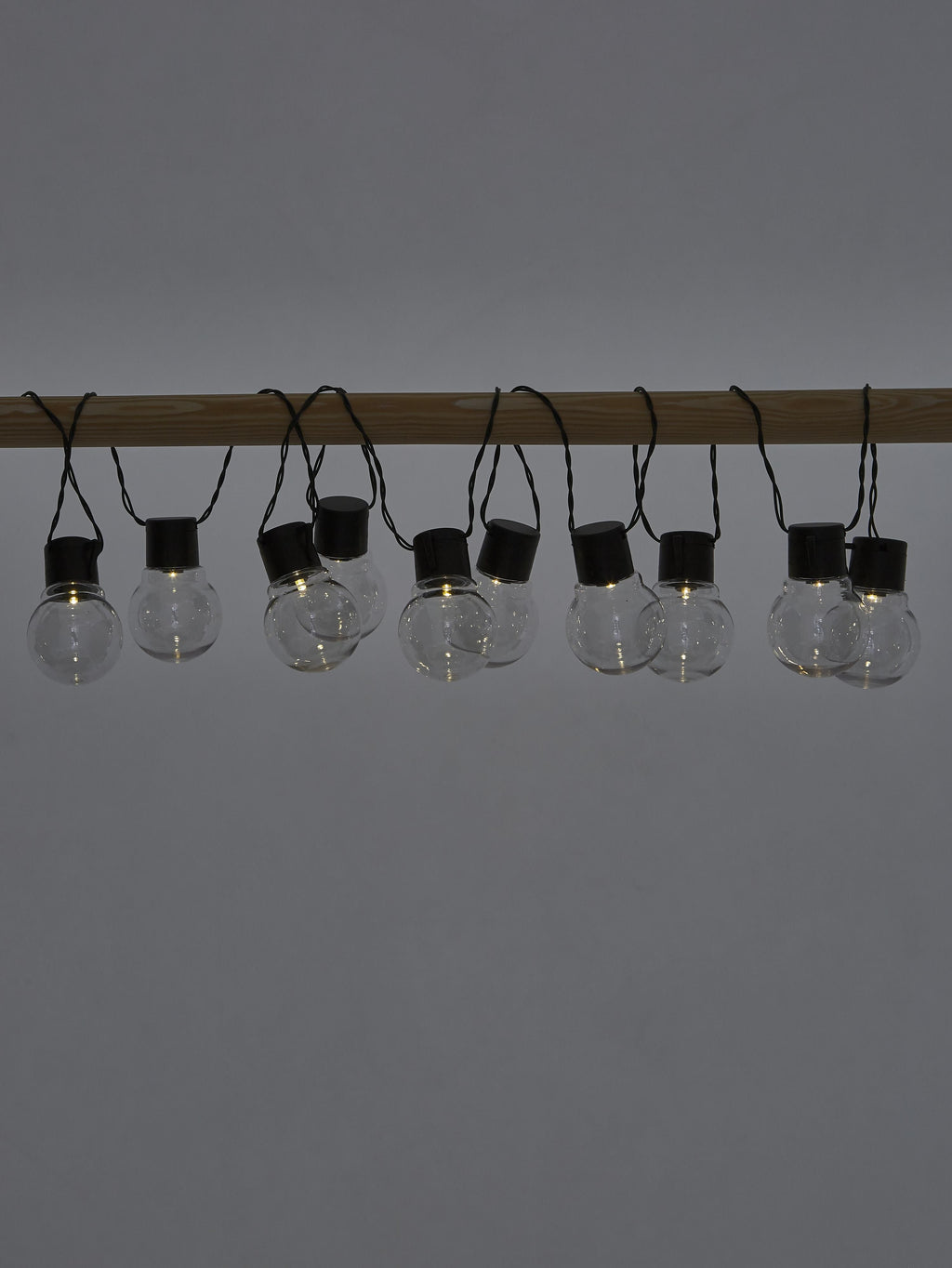 Guirlande lumineuse solaire Zain - Noir