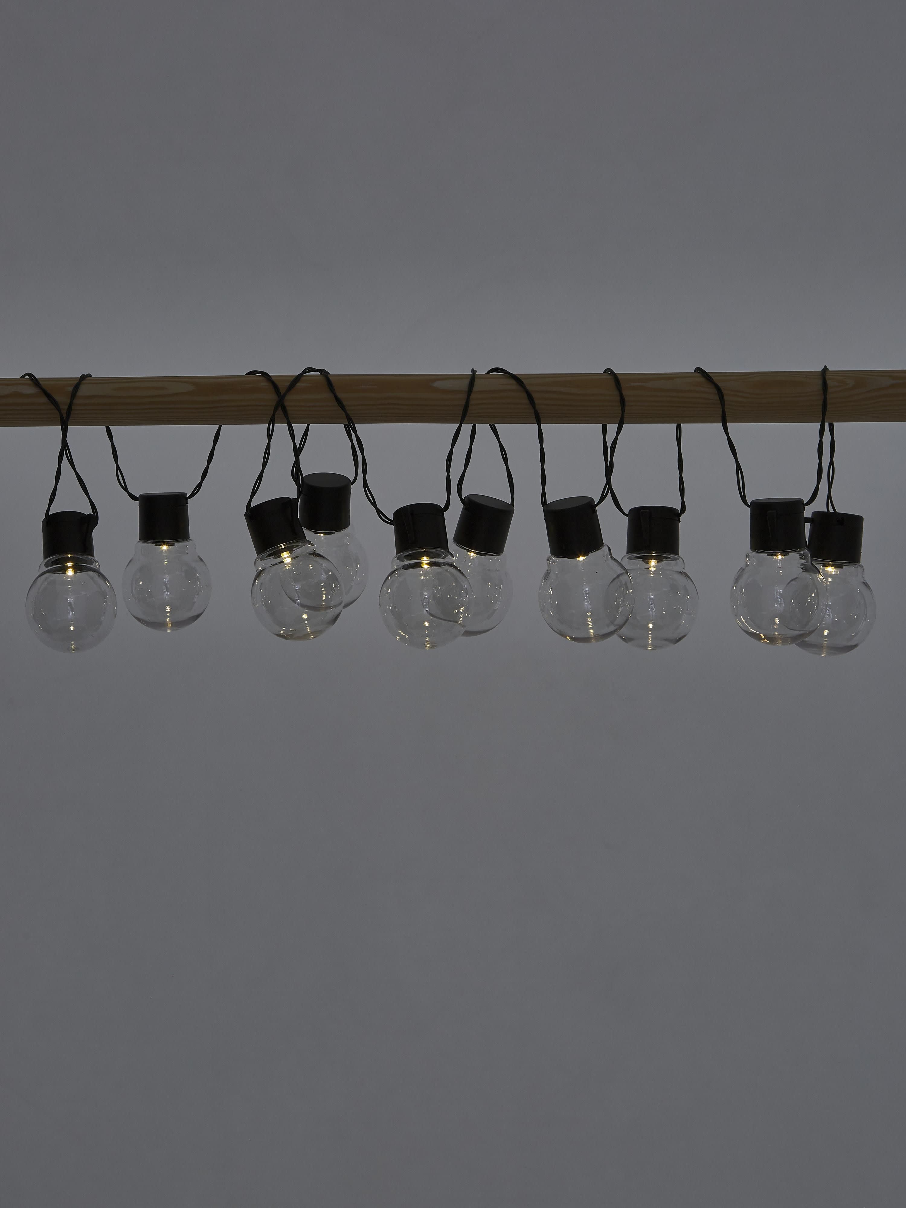 Guirlande lumineuse solaire Zain - Noir