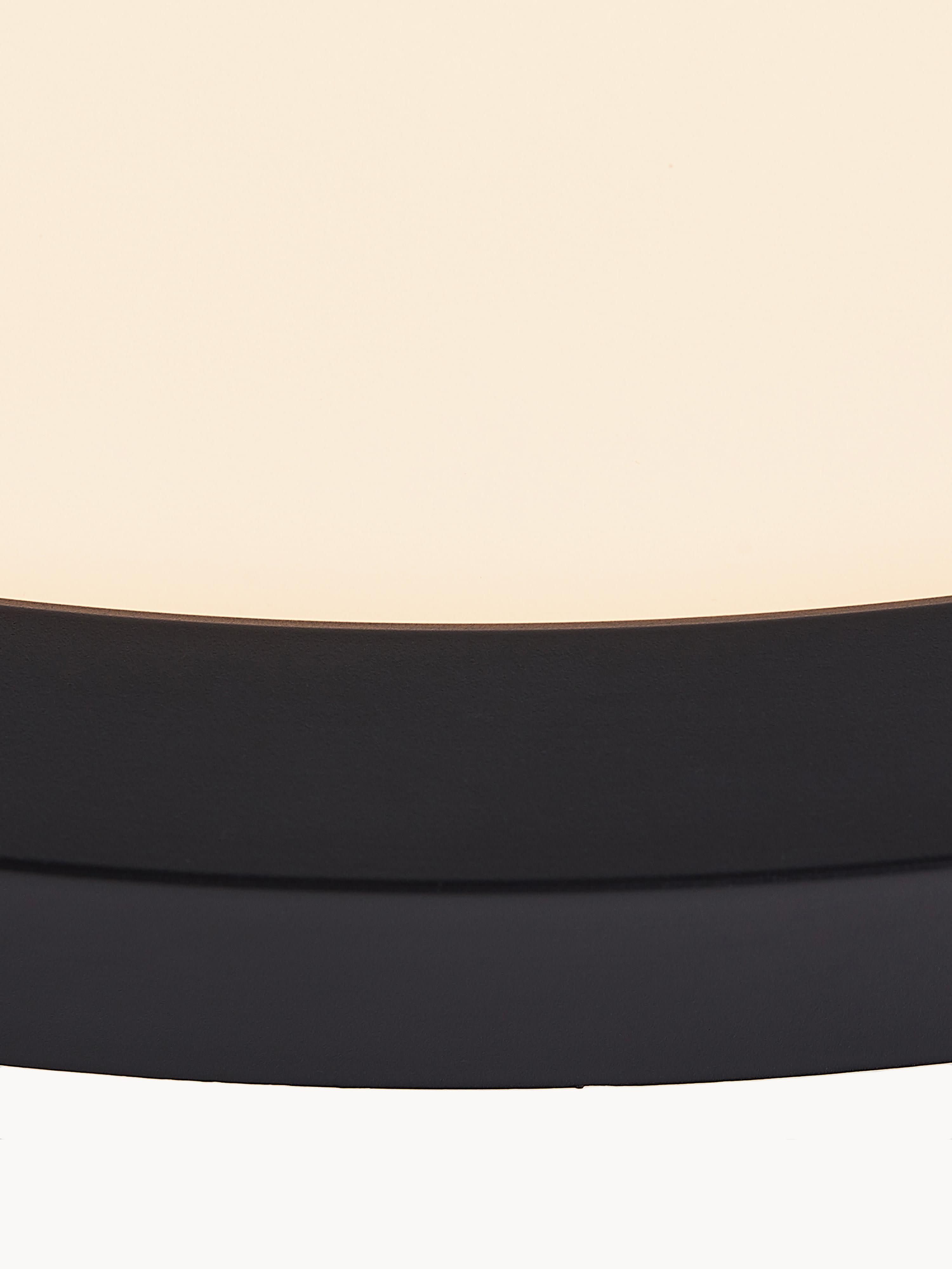 Plafonnier LED avec couleur changeante et télécommande Vasili - Noir