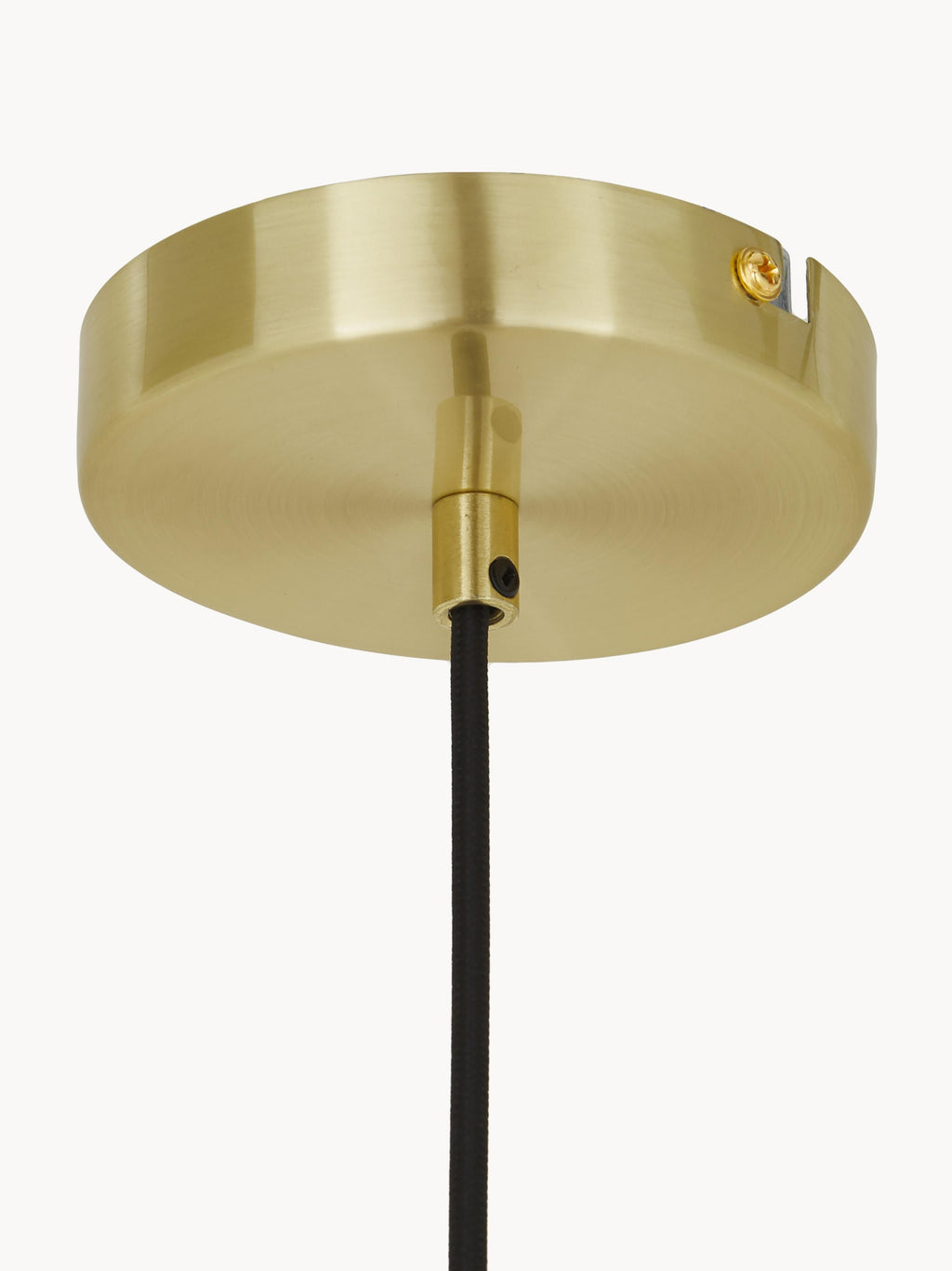 Petite suspension en verre Fredric - Brun, transparent