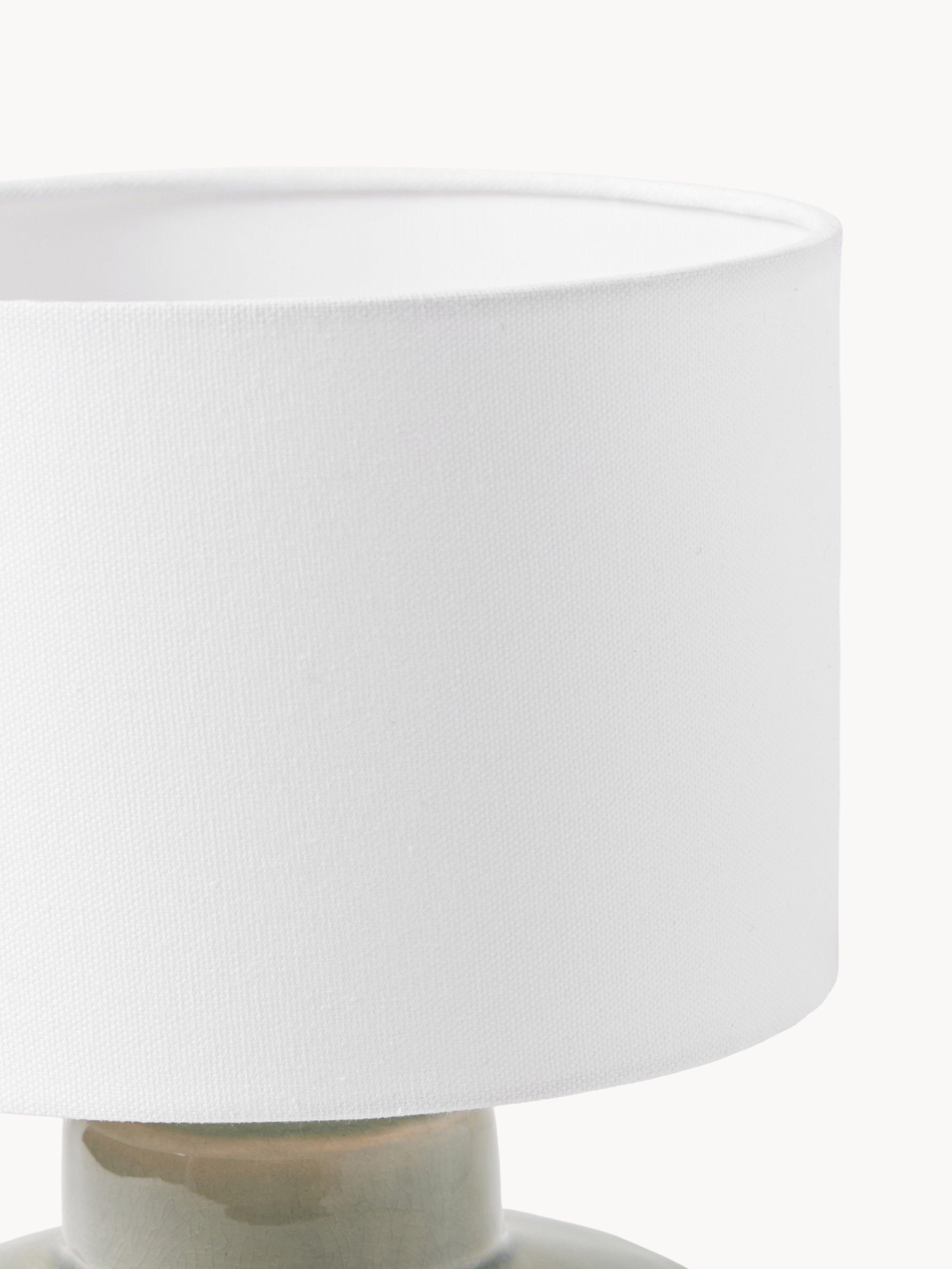 Petite lampe à poser en céramique Karle - Beige, gris