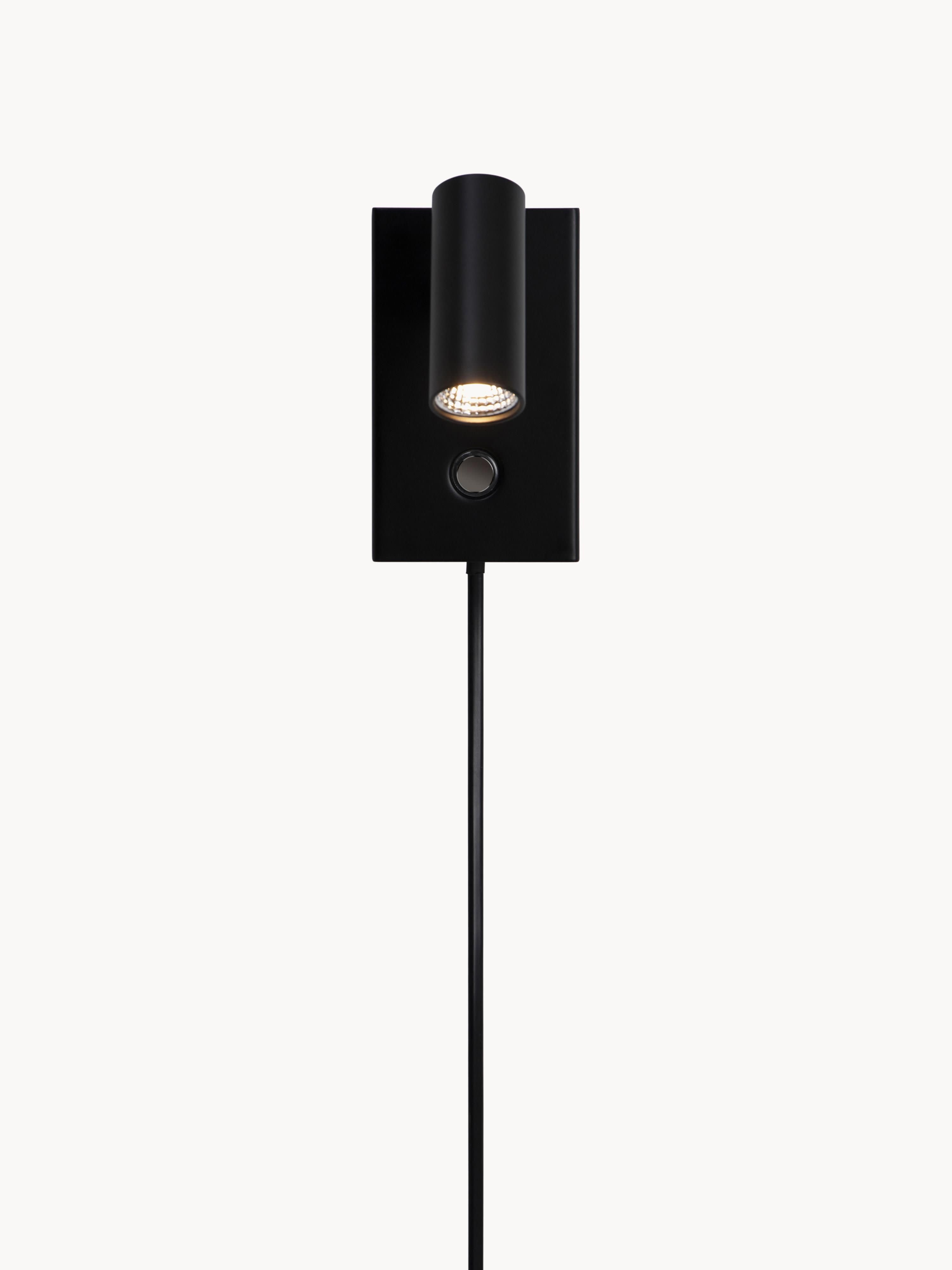 Petite applique LED à intensité variable Perry - Noir