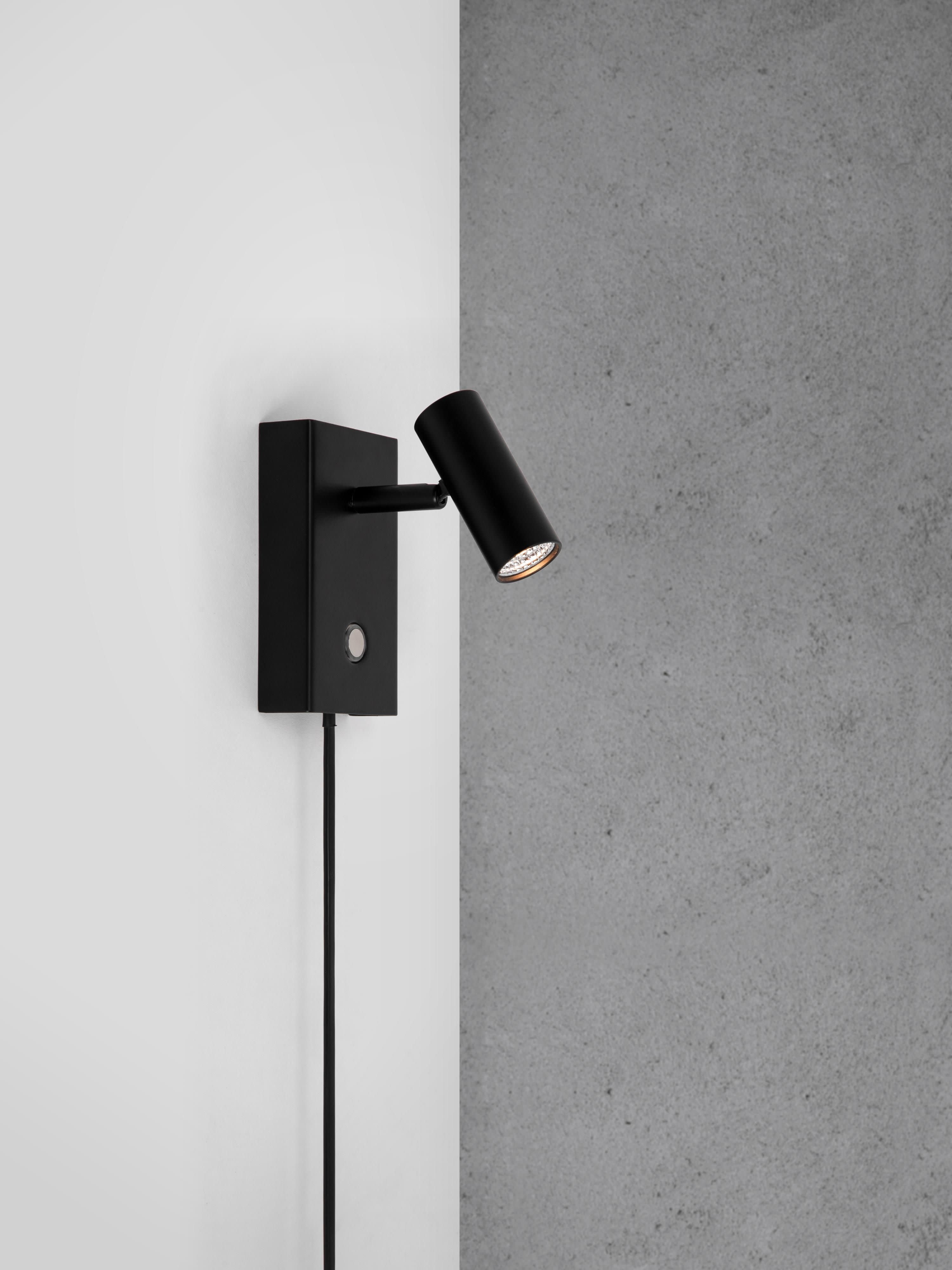 Petite applique LED à intensité variable Perry - Noir