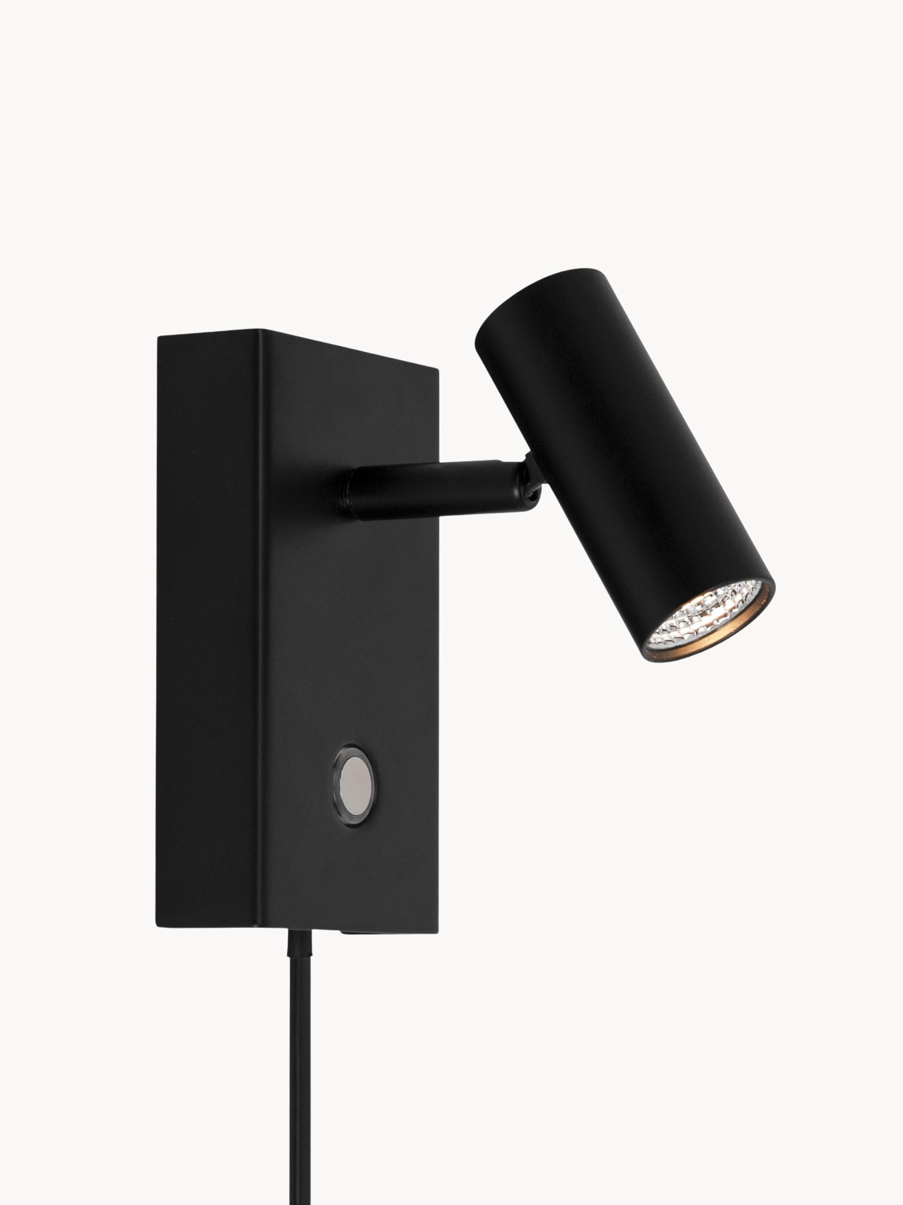Petite applique LED à intensité variable Perry - Noir