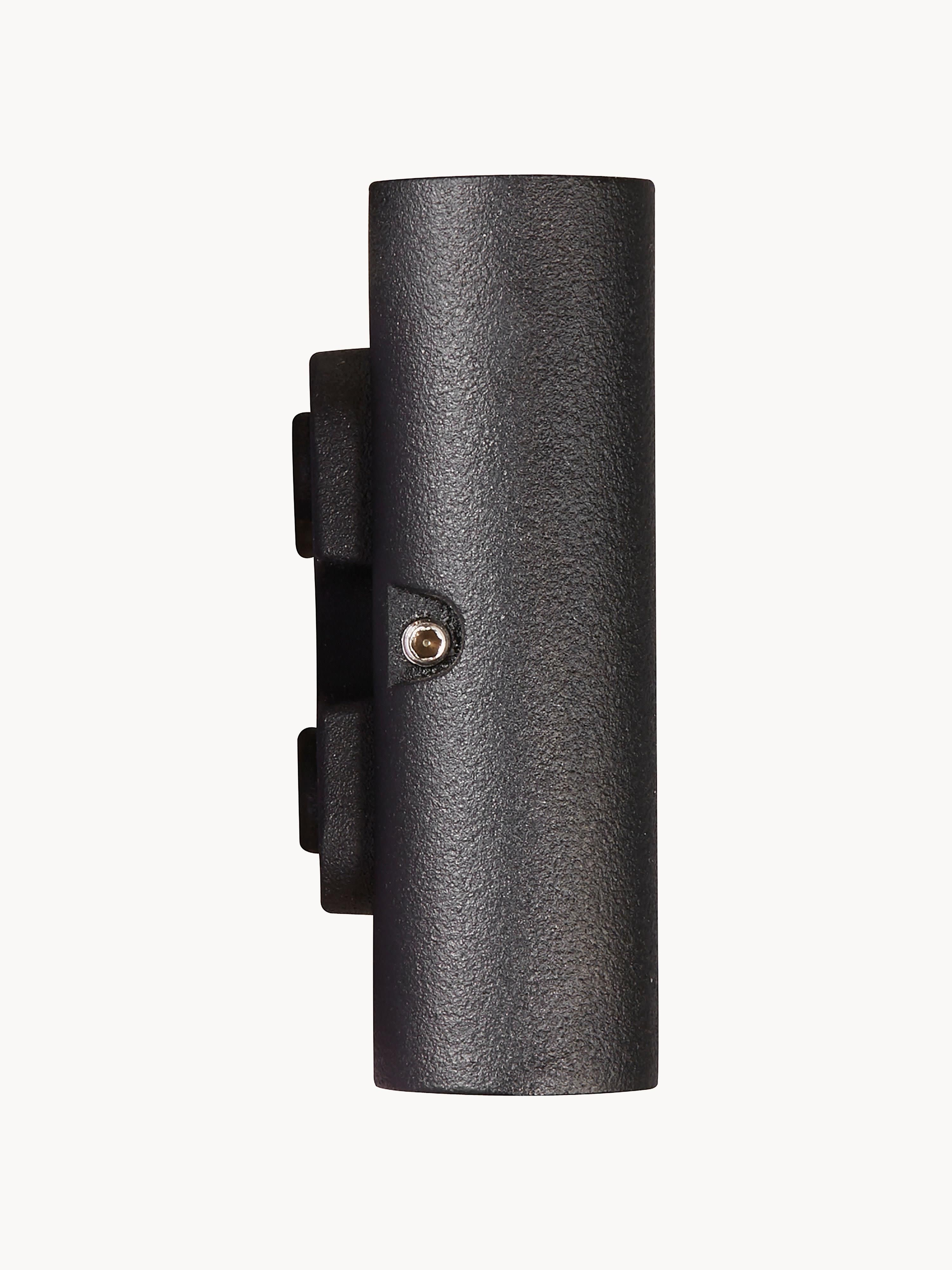 Applique murale LED d'extérieur Gjermund - Noir