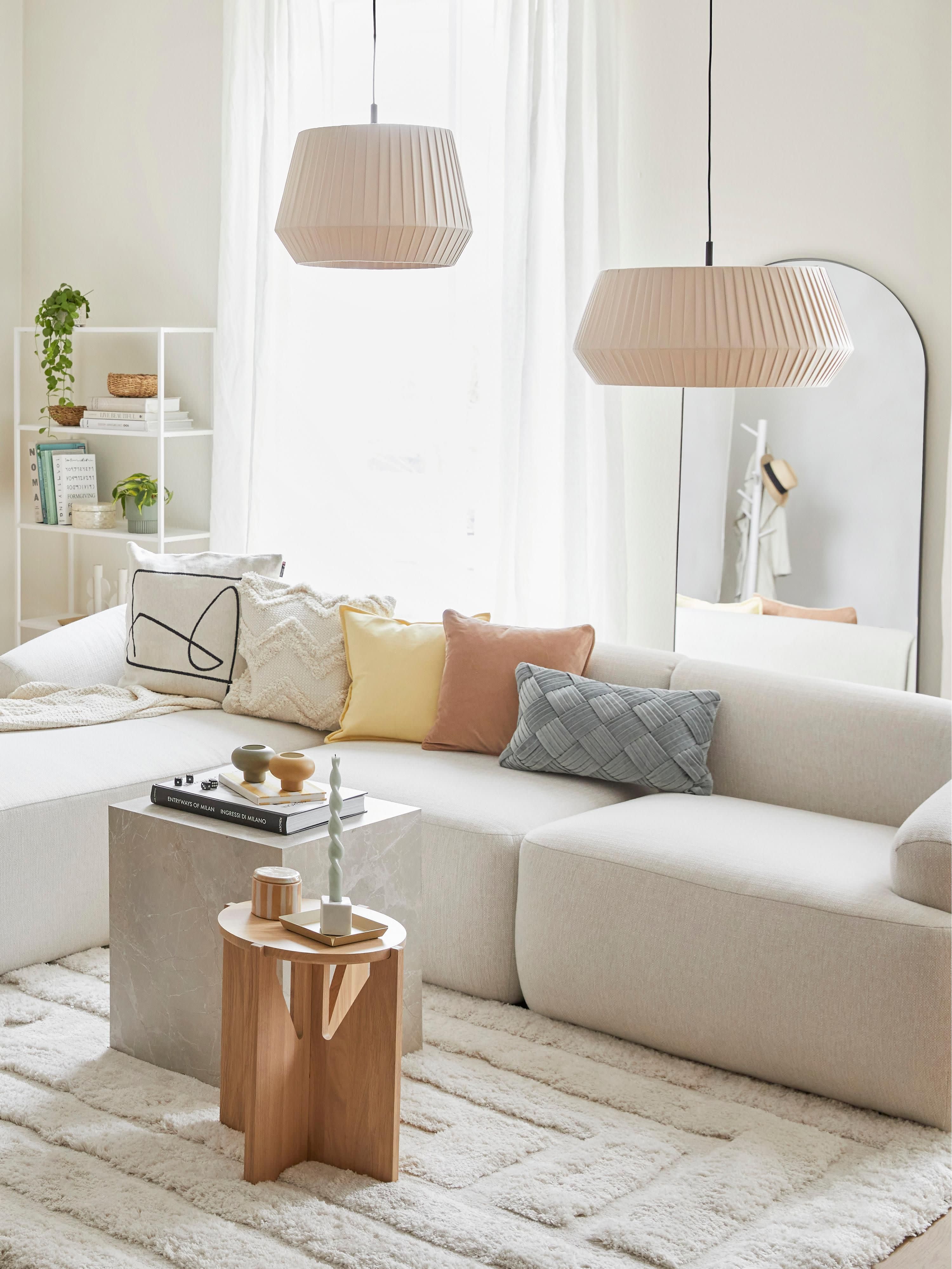 Suspension classique en tissu Bain - Beige