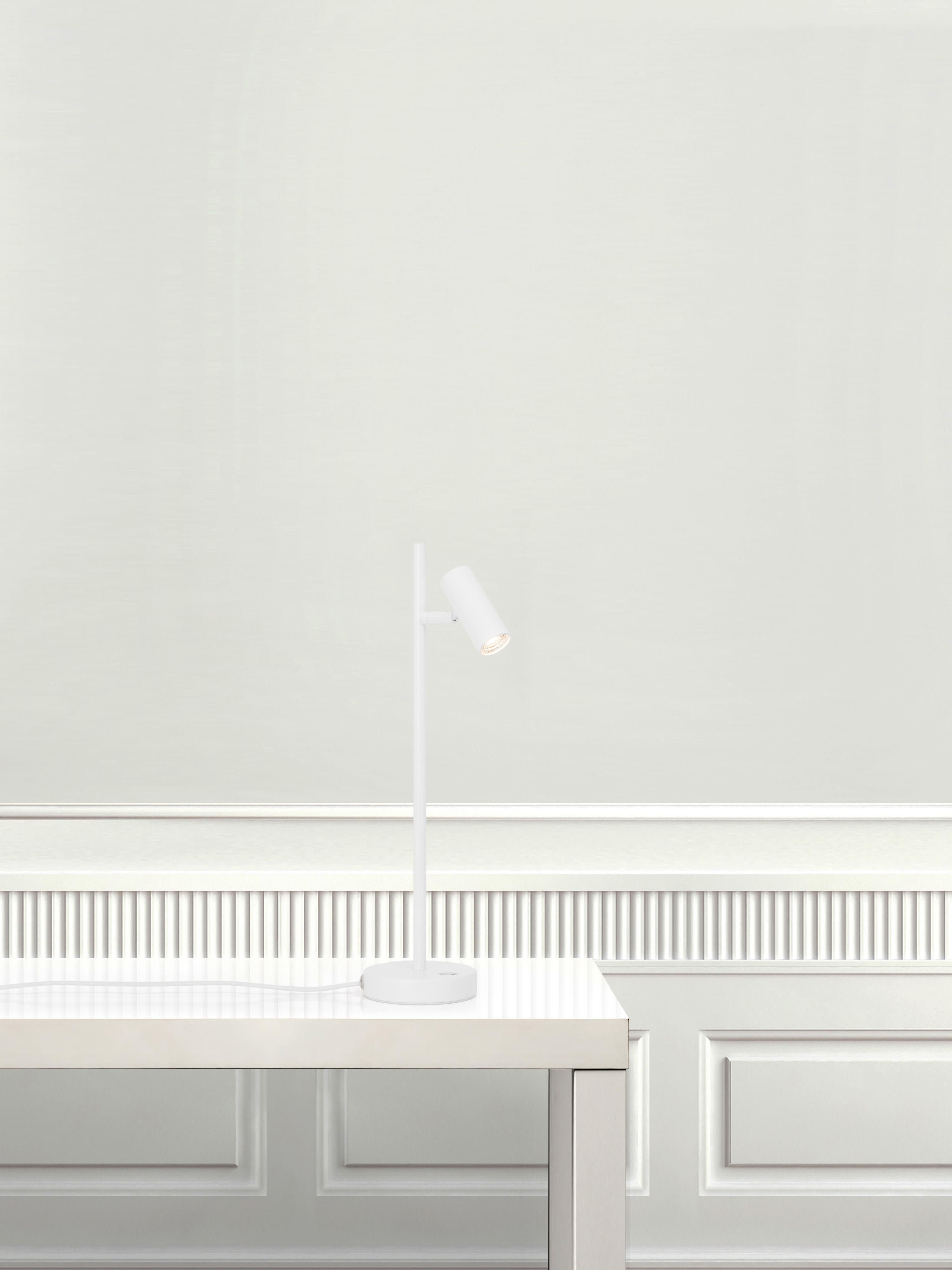 Lampe de bureau LED Perry, intensité ajustable - Blanc