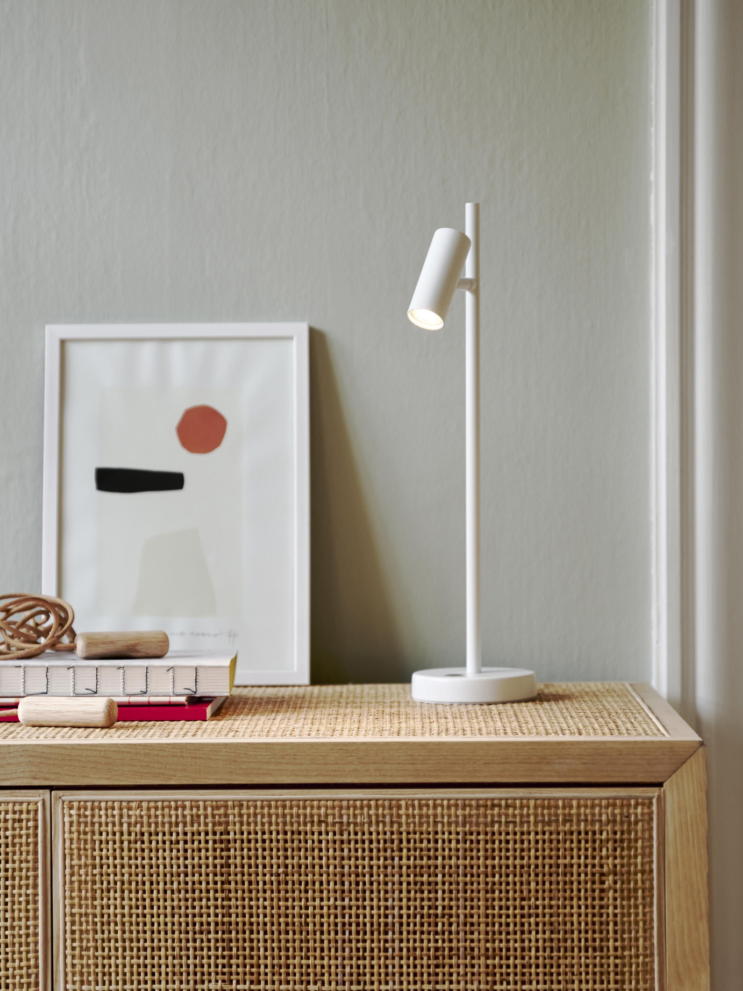 Lampe de bureau LED Perry, intensité ajustable - Blanc