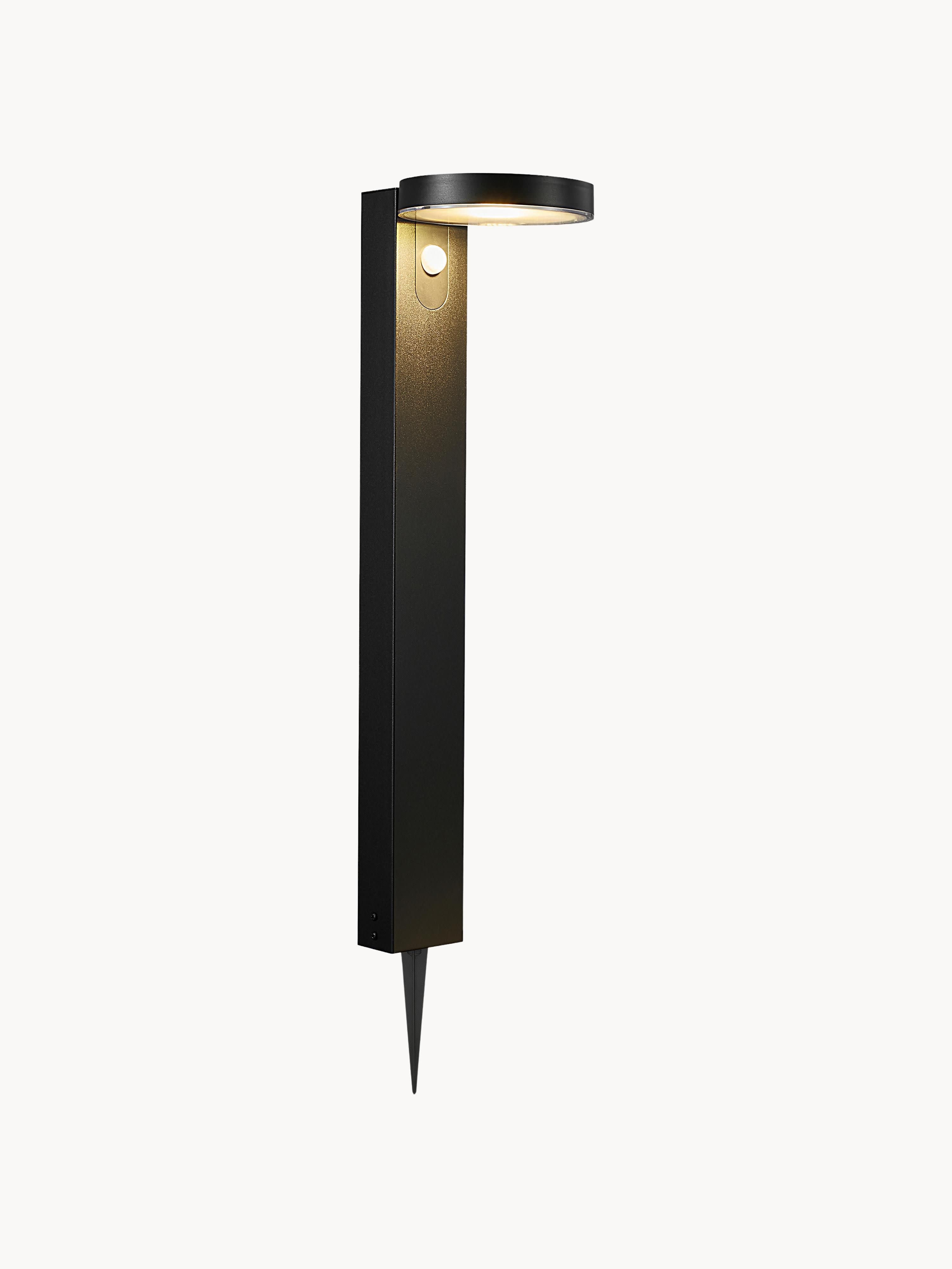 Borne lumineuse solaire avec détecteur de mouvement Rami - Noir