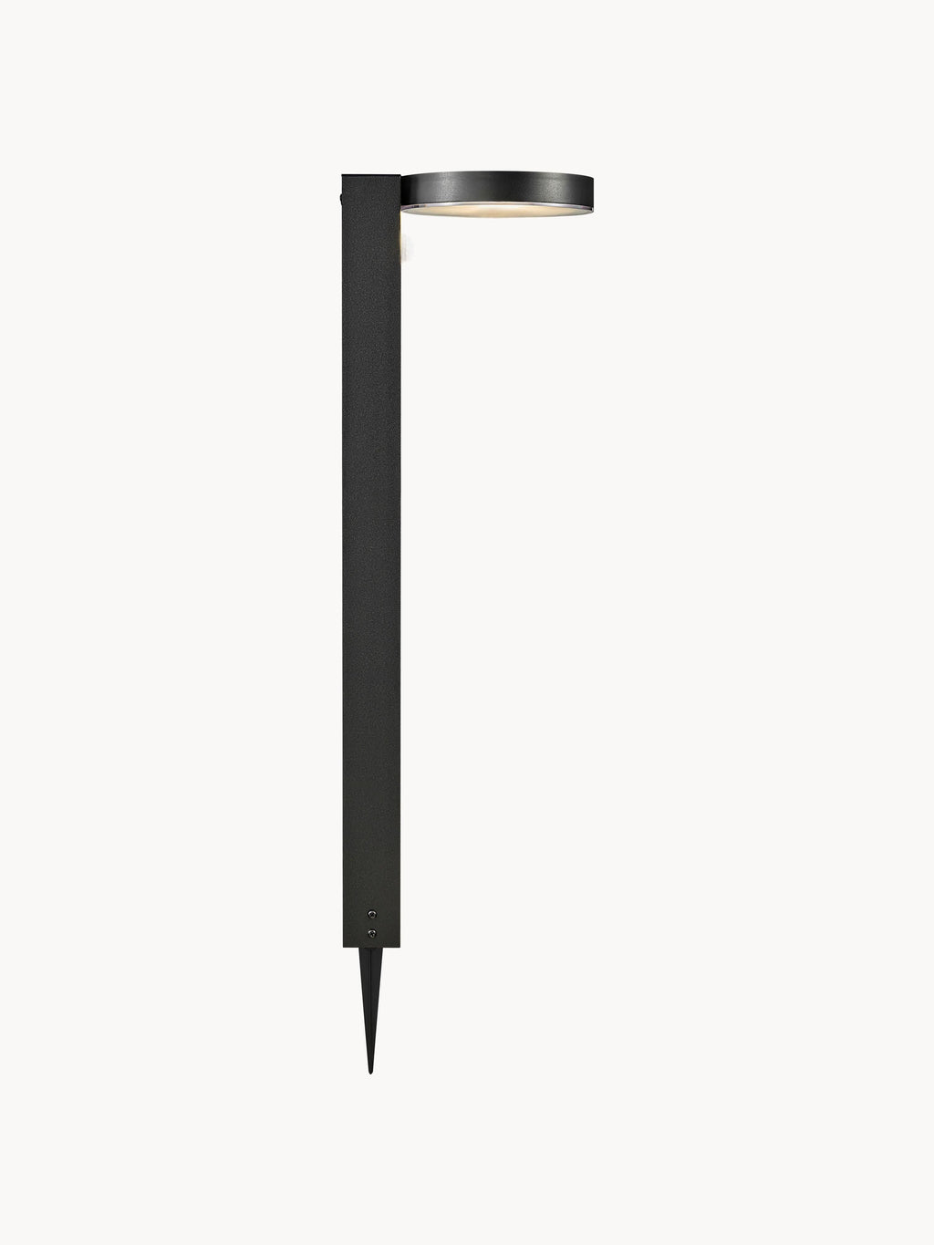 Borne lumineuse solaire avec détecteur de mouvement Rami - Noir