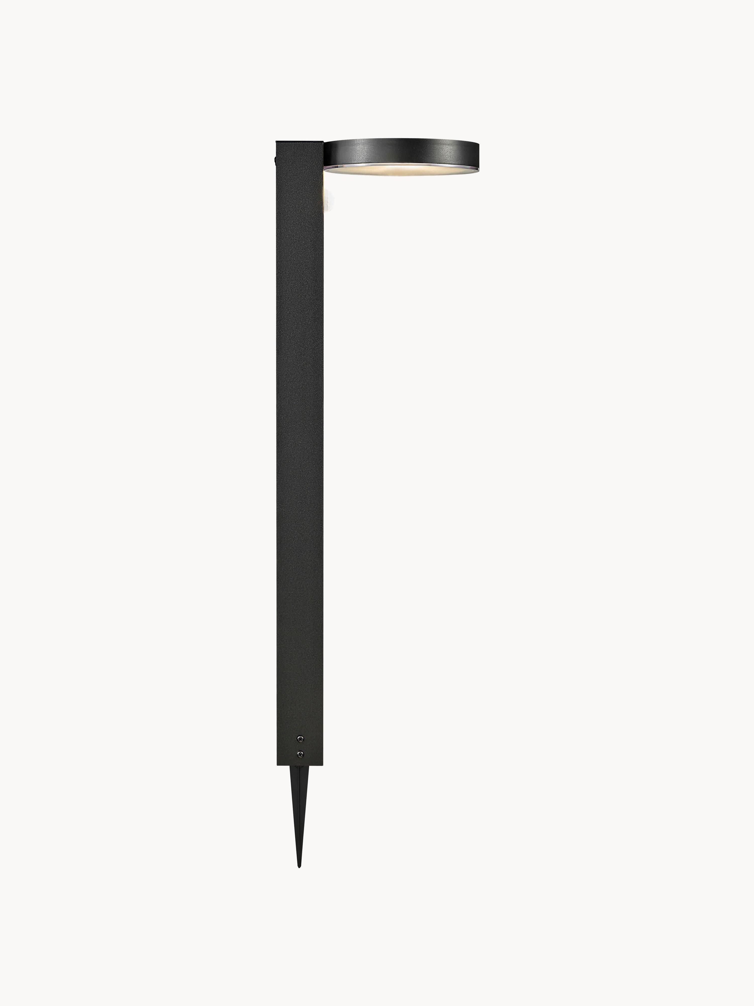 Borne lumineuse solaire avec détecteur de mouvement Rami - Noir