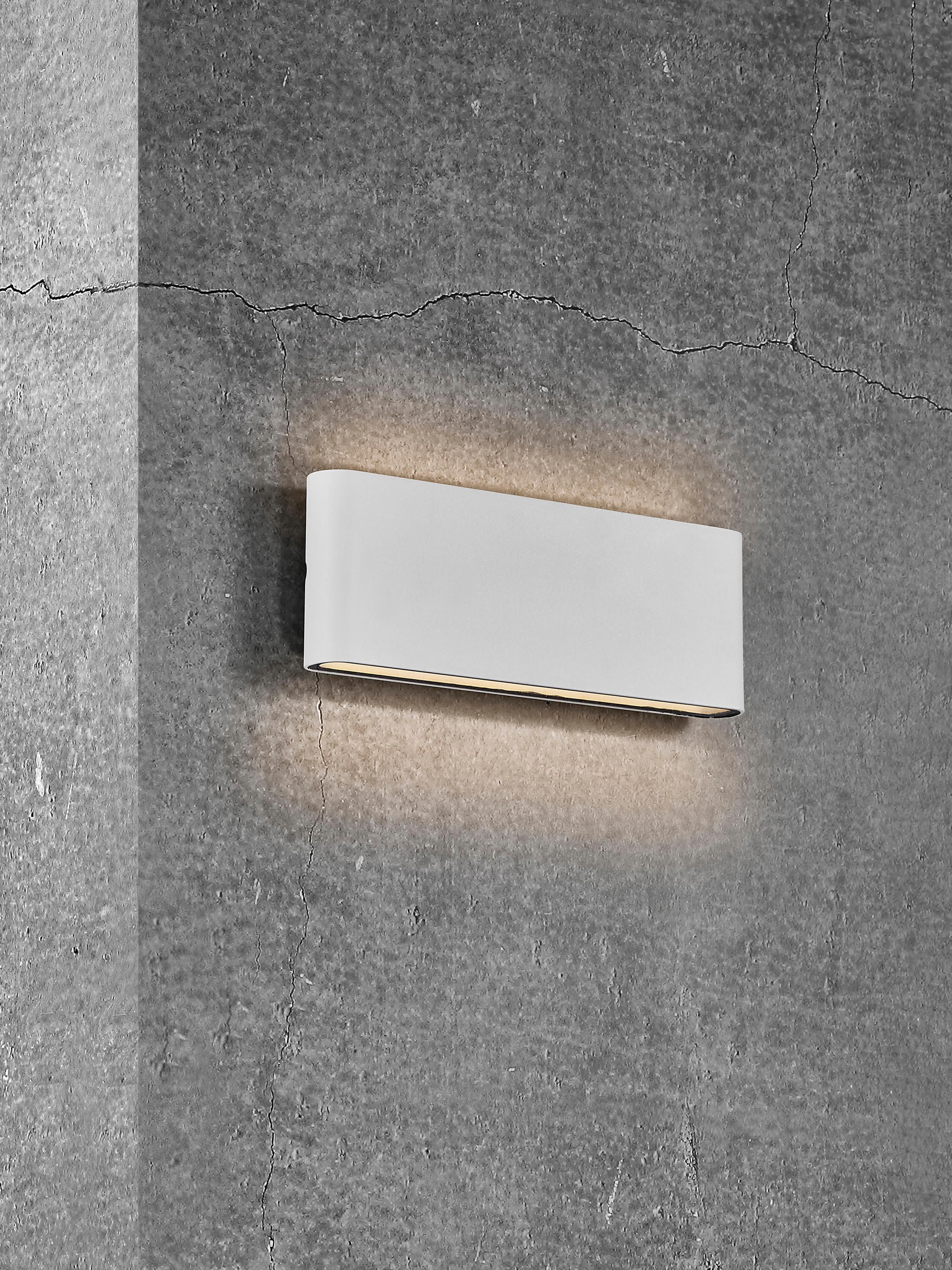 Applique murale LED d'extérieur Gjermund - Blanc cassé