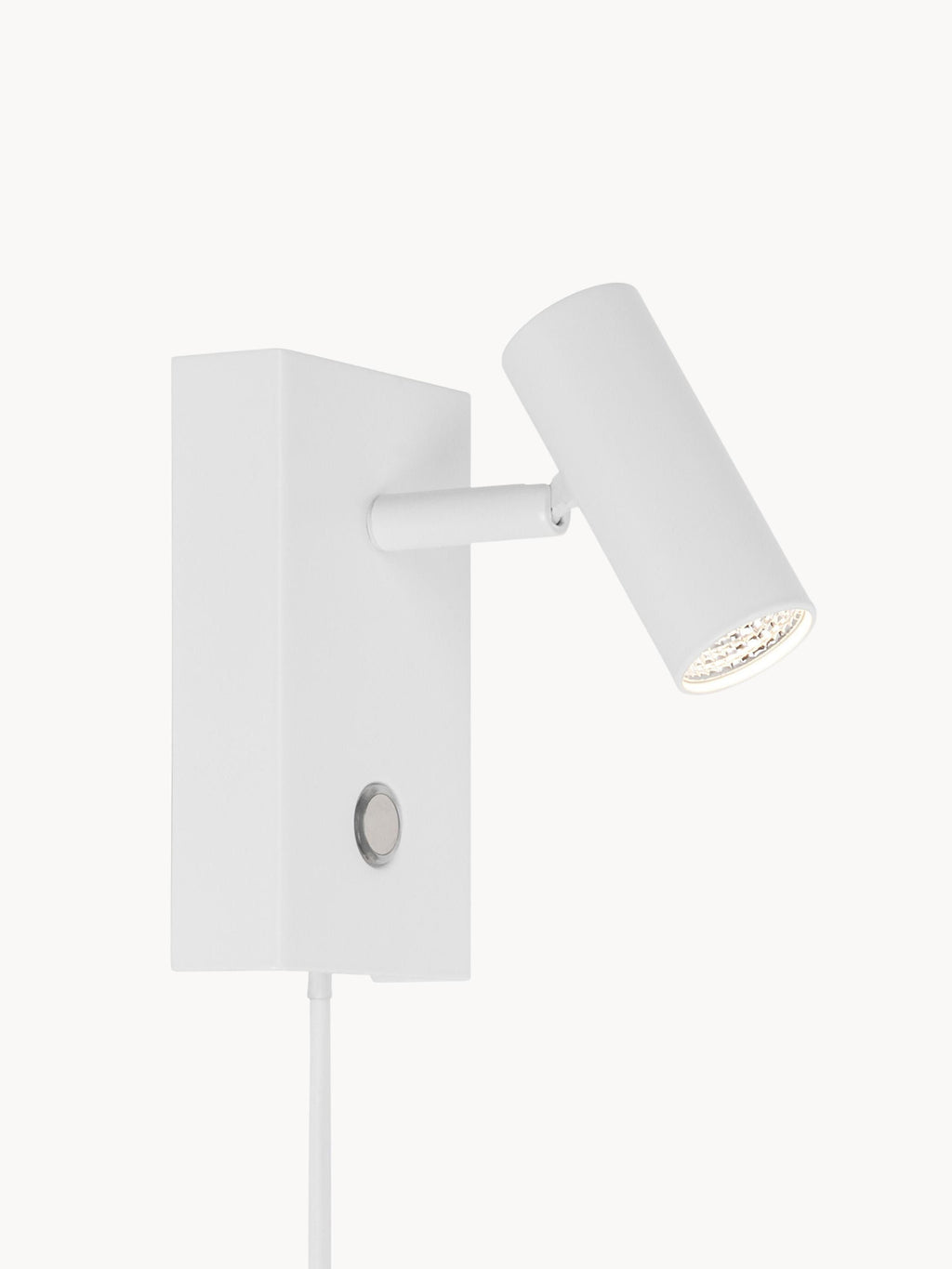 Petite applique LED Perry, intensité ajustable - Blanc