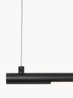 Grande suspension LED moderne Jenni - Noir