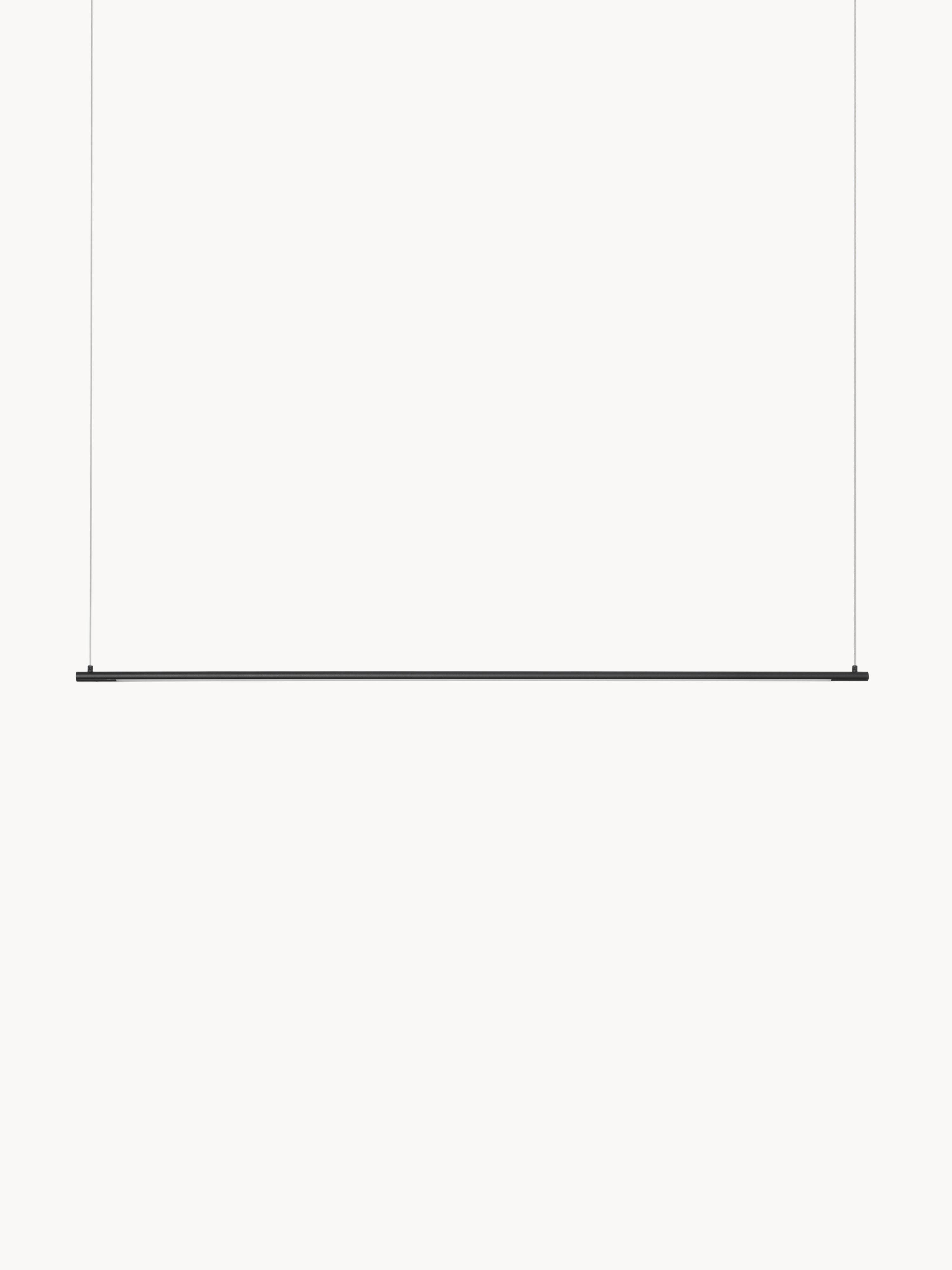 Grande suspension LED moderne Jenni - Noir
