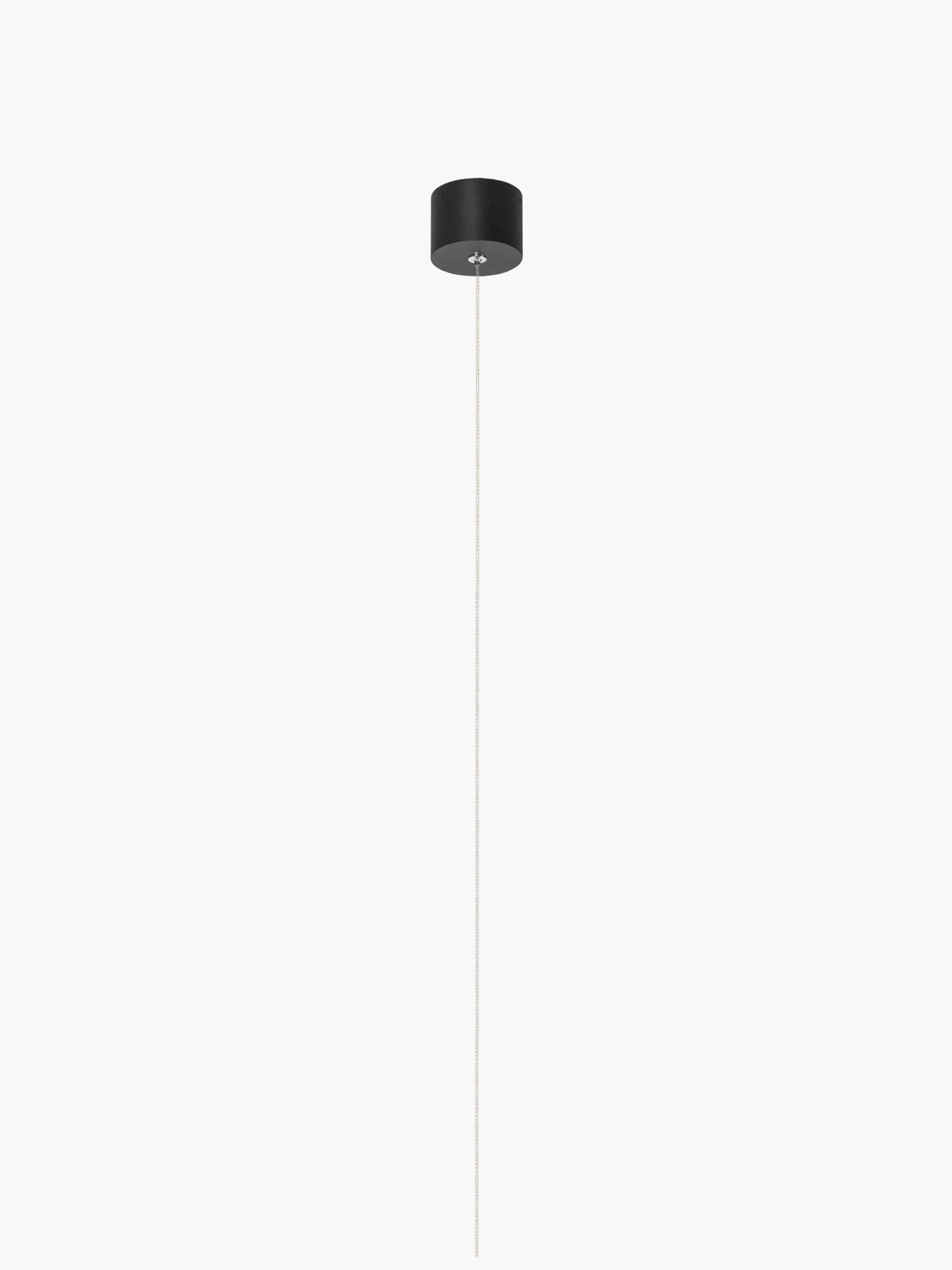 Grande suspension LED moderne Jenni - Noir