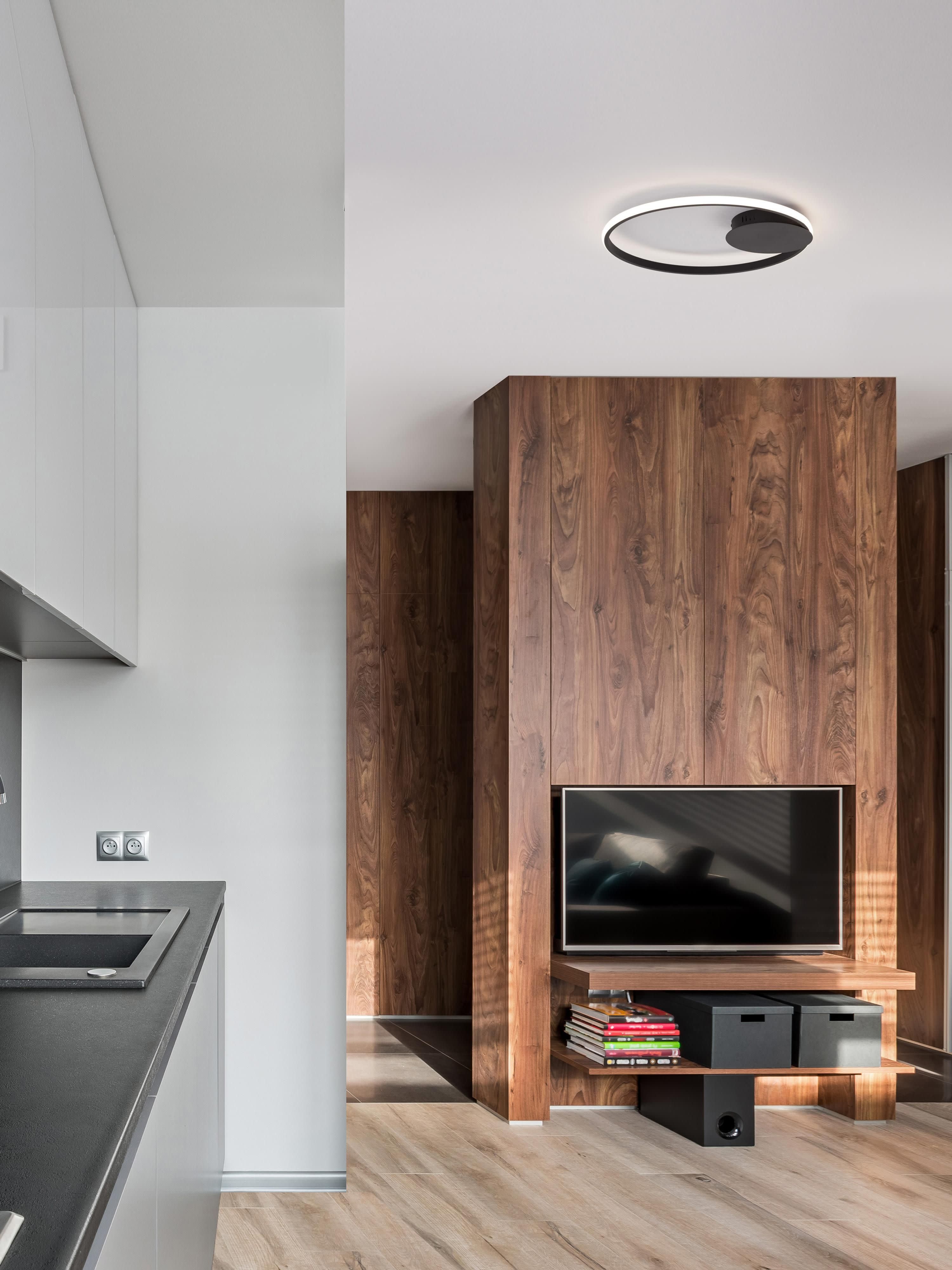 Plafonnier LED à intensité variable Grane - Noir