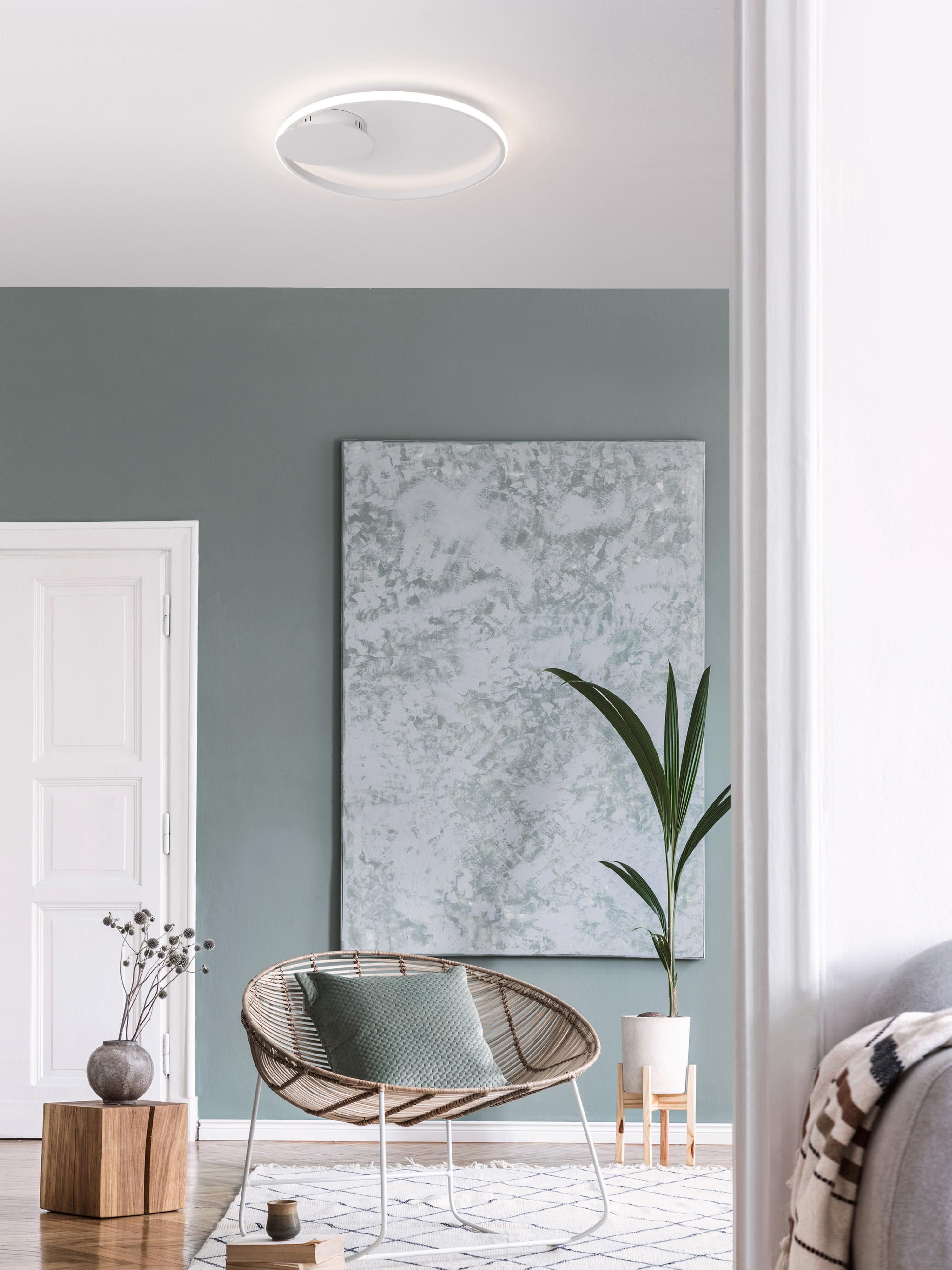 Plafonnier LED Grane, intensité ajustable - Blanc