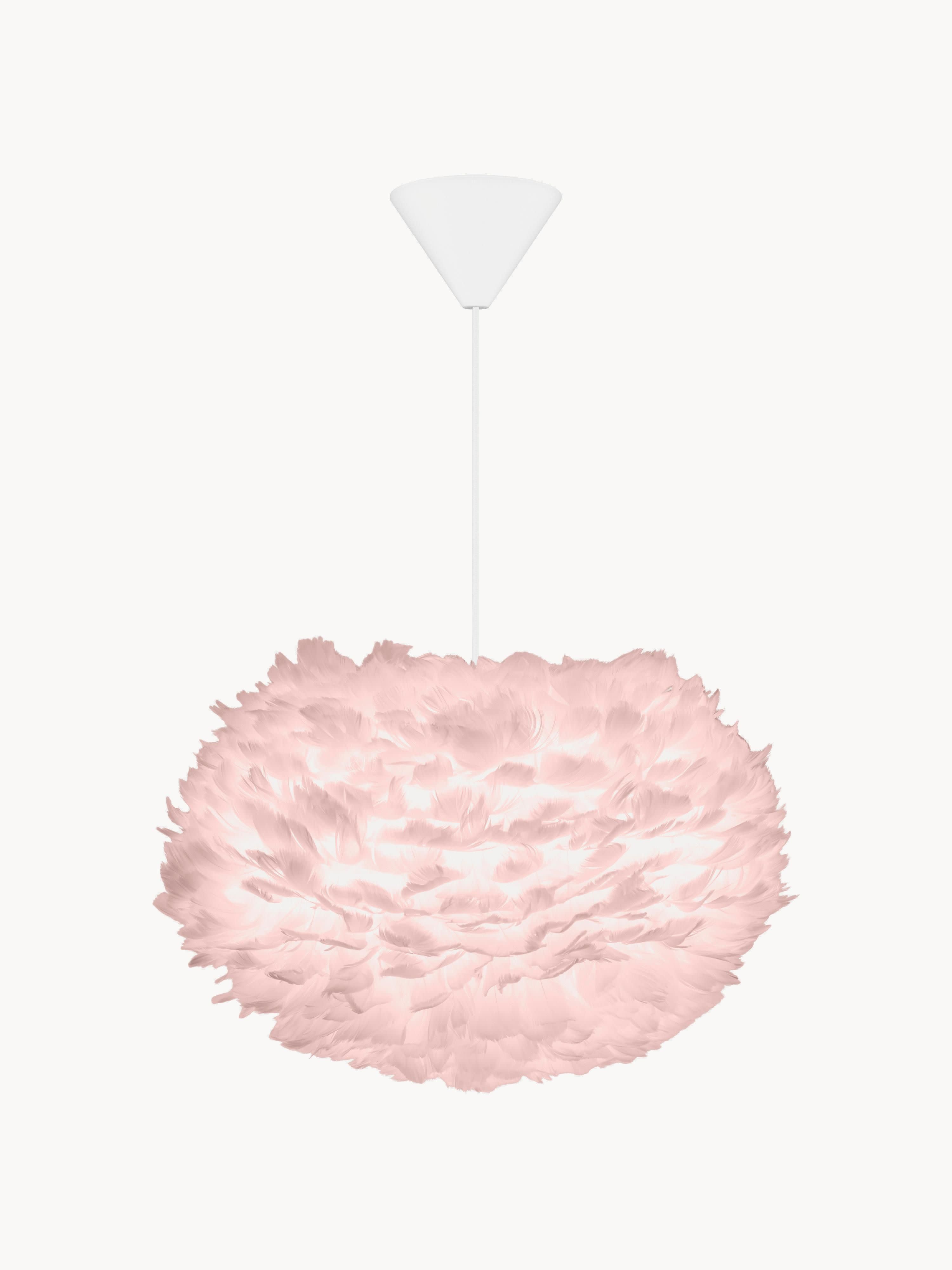 Suspension en plumes Bjalfi - Rose pâle