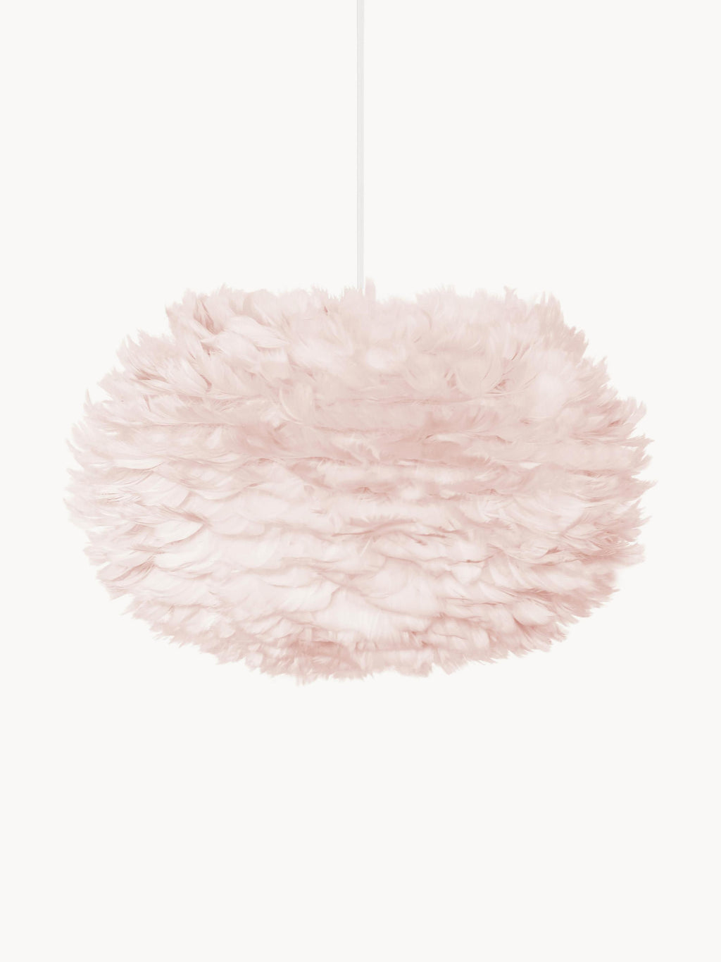 Suspension en plumes Bjalfi - Rose pâle