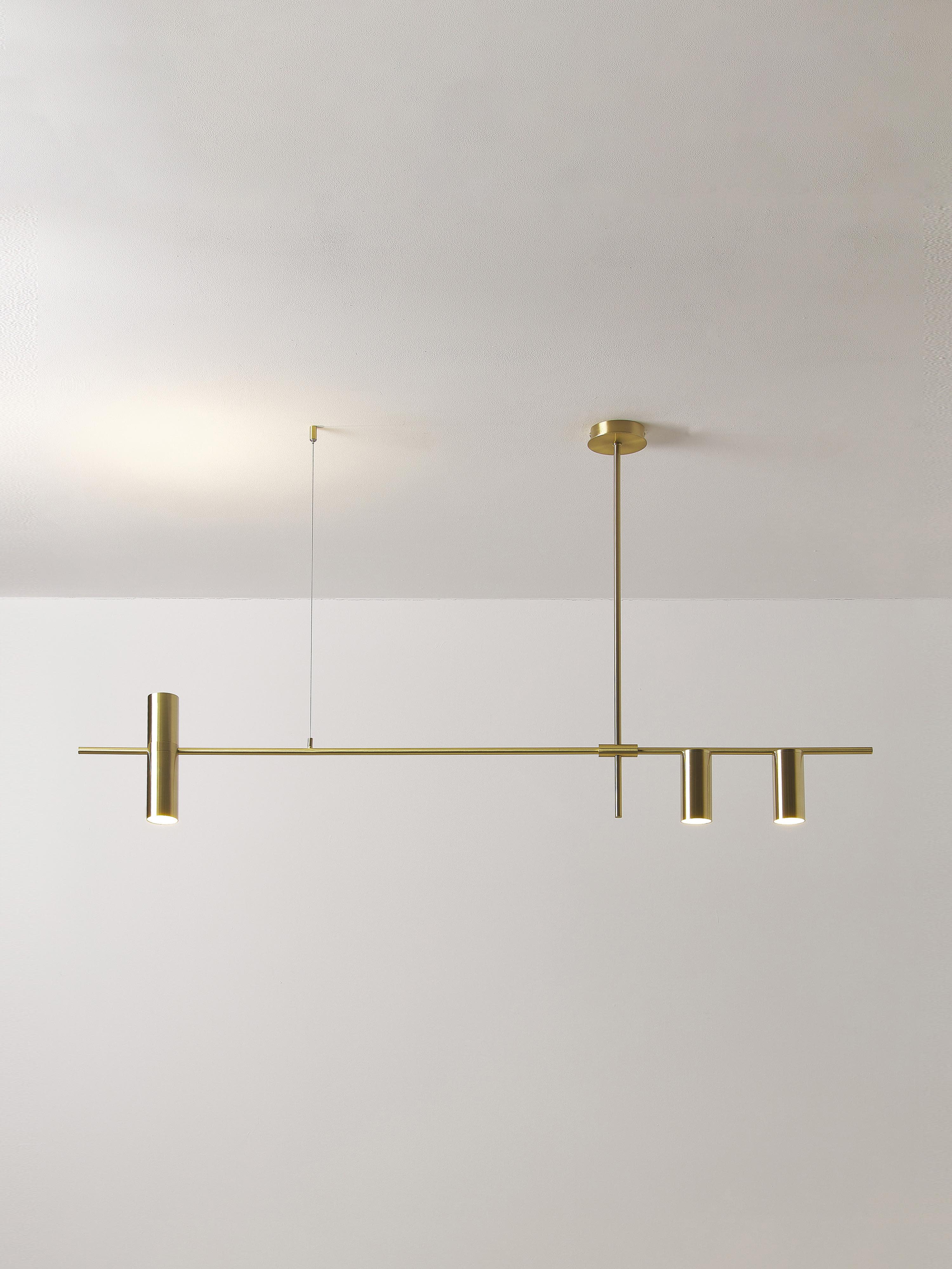 Grande suspension Galton - Doré