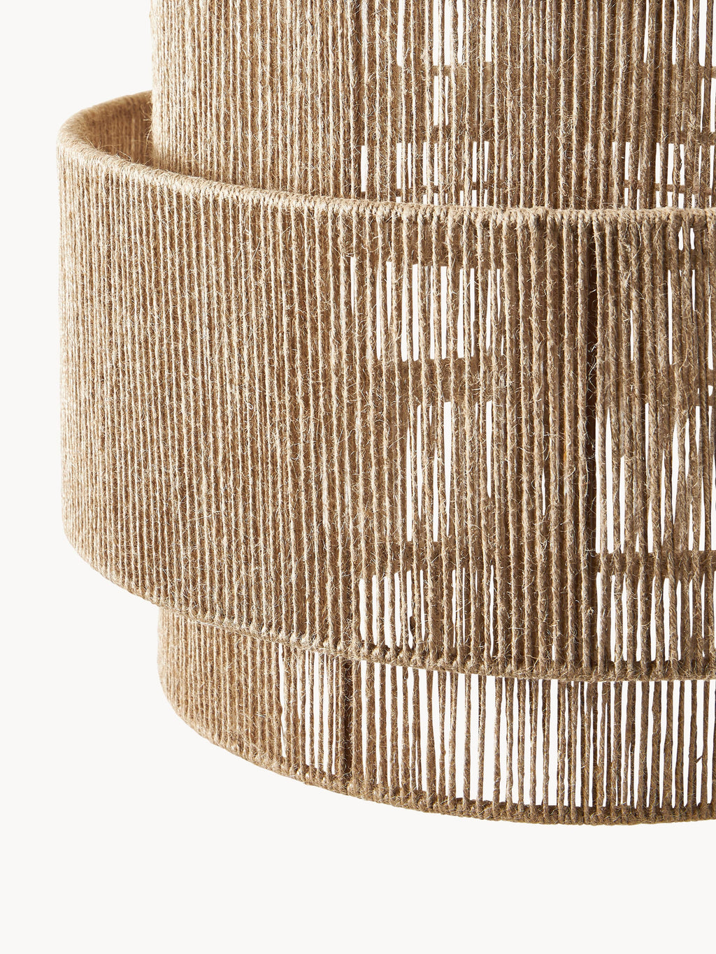 Suspension en jute James - Brun clair