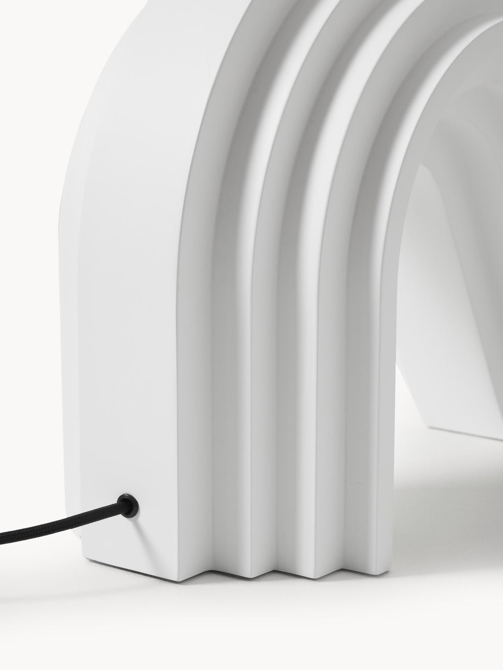 Lampadaire design Dane - Blanc, blanc cassé