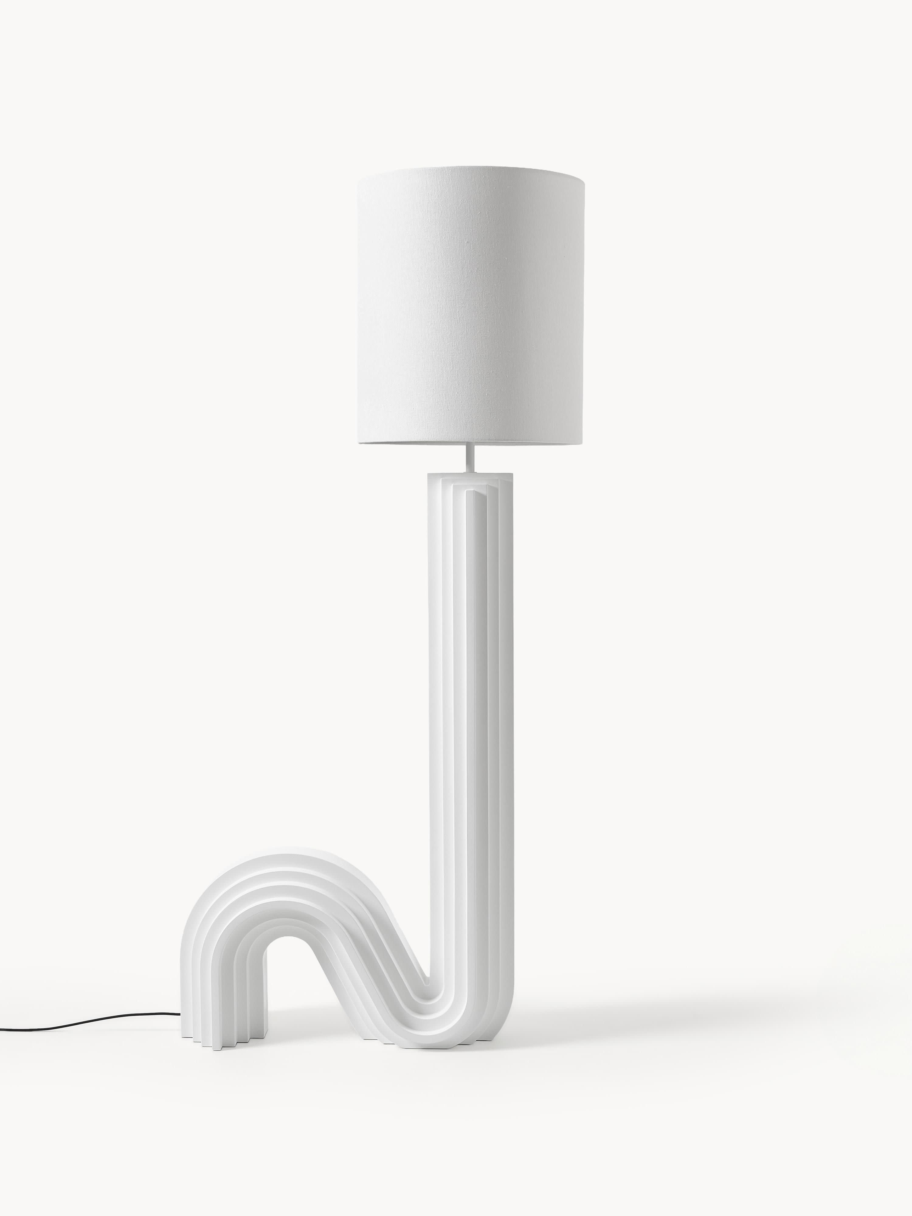 Lampadaire design Dane - Blanc, blanc cassé