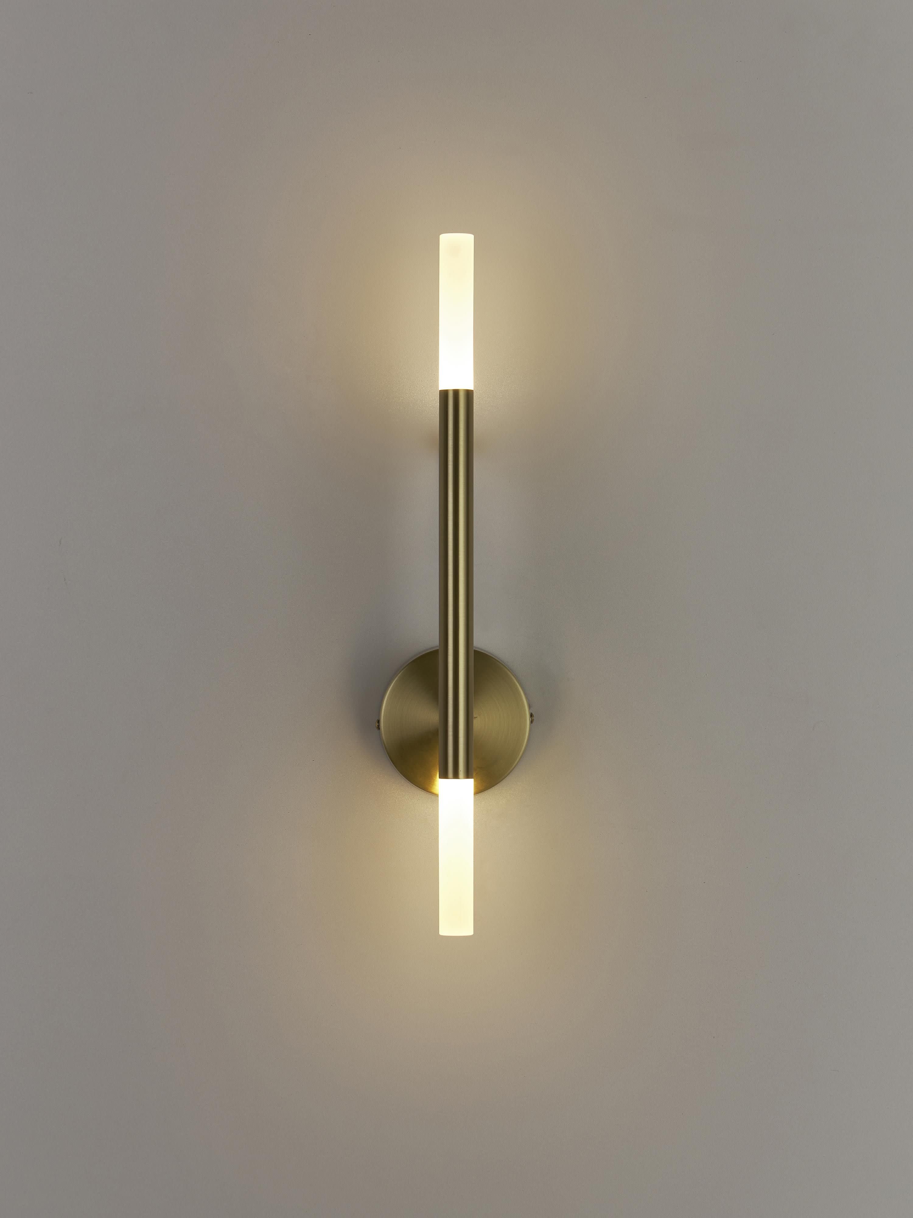 Grande applique murale LED Job - Doré, blanc