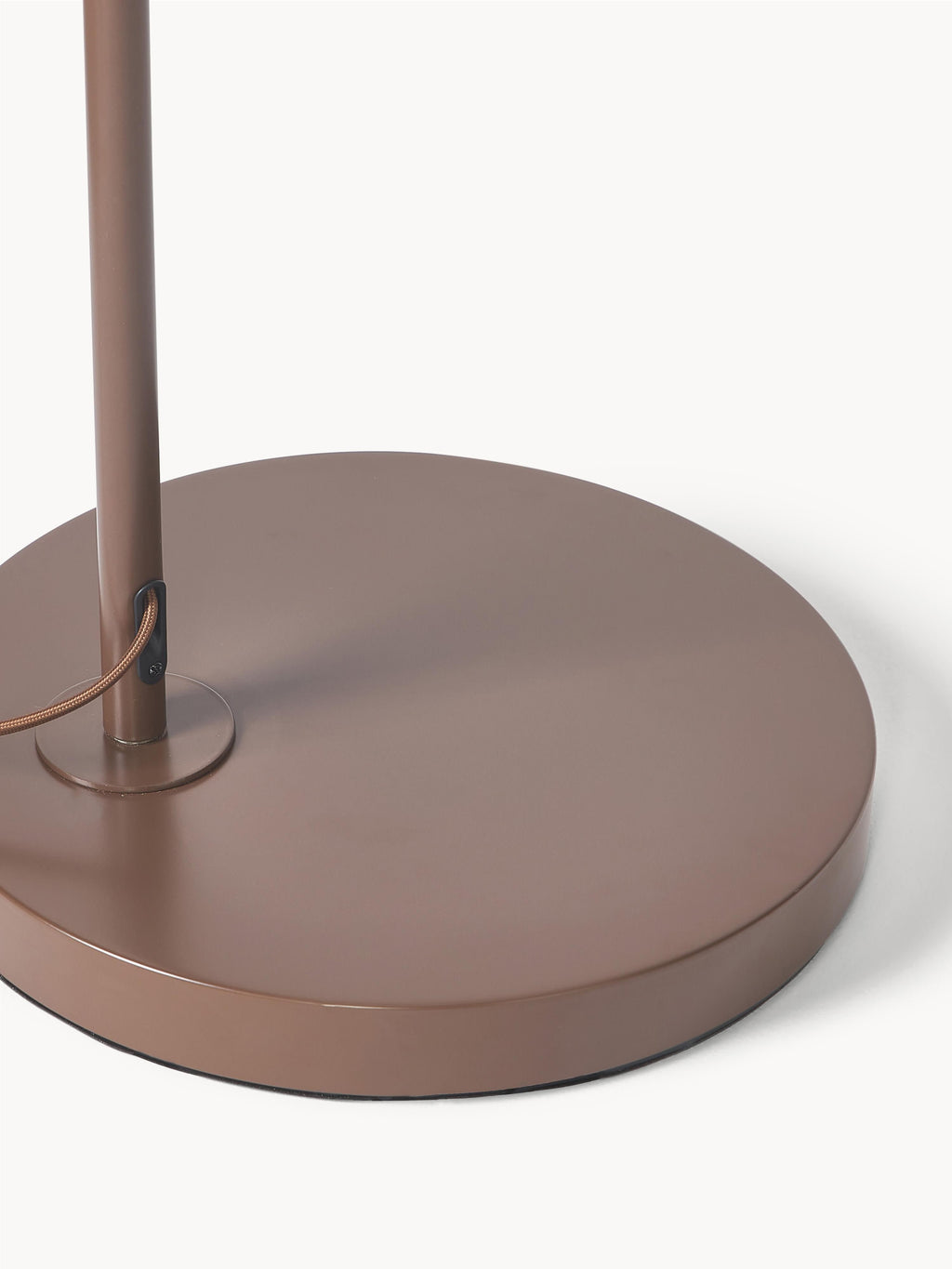 Grand lampadaire arc Cree - Beige clair, brun foncé