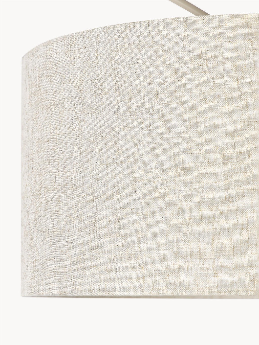 Grand lampadaire arc Cree - Beige clair