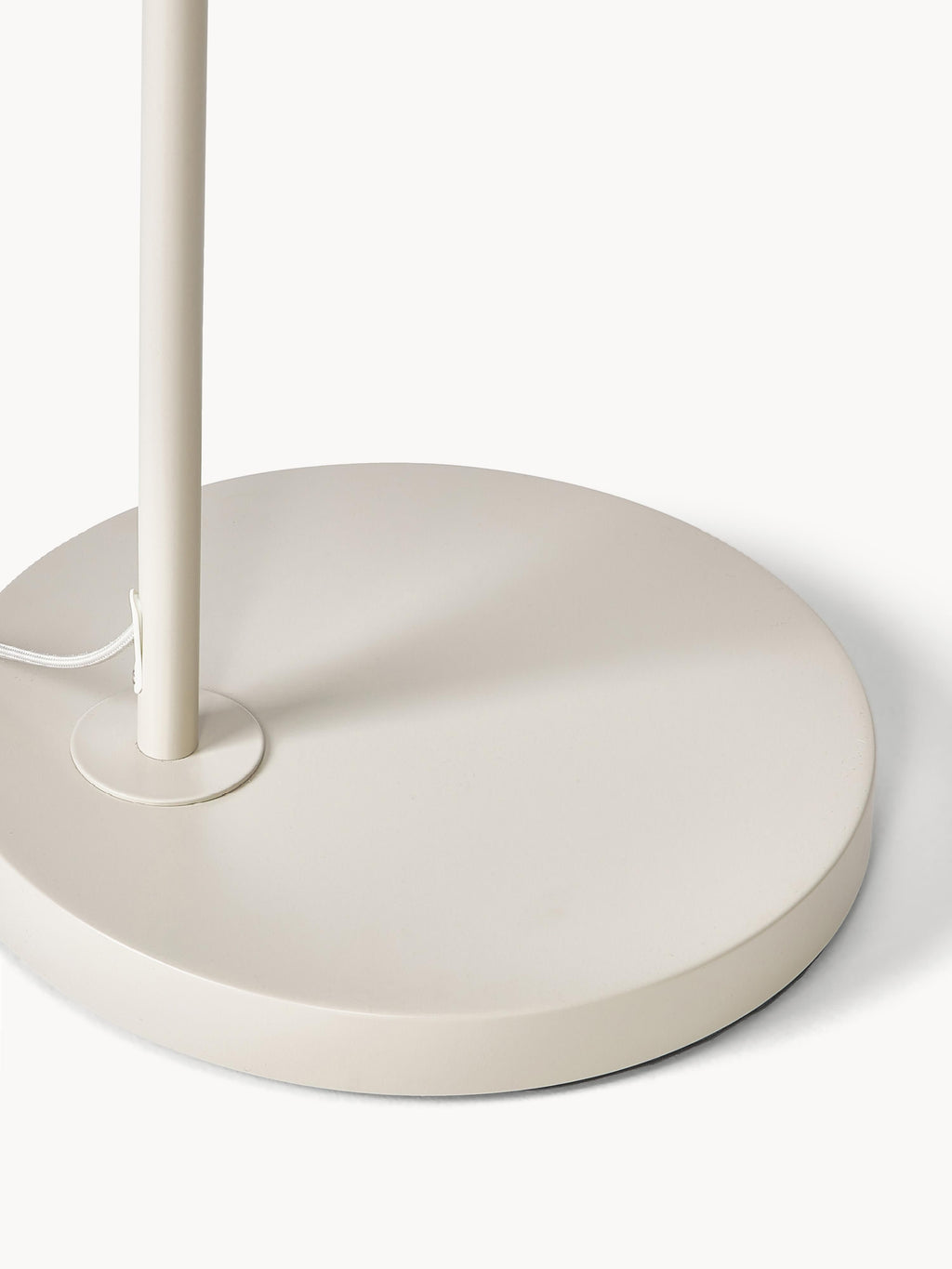 Grand lampadaire arc Cree - Beige clair