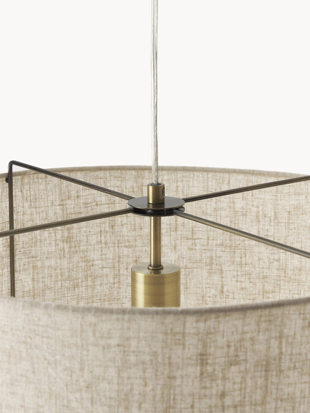 Suspension en lin Vas - Beige clair