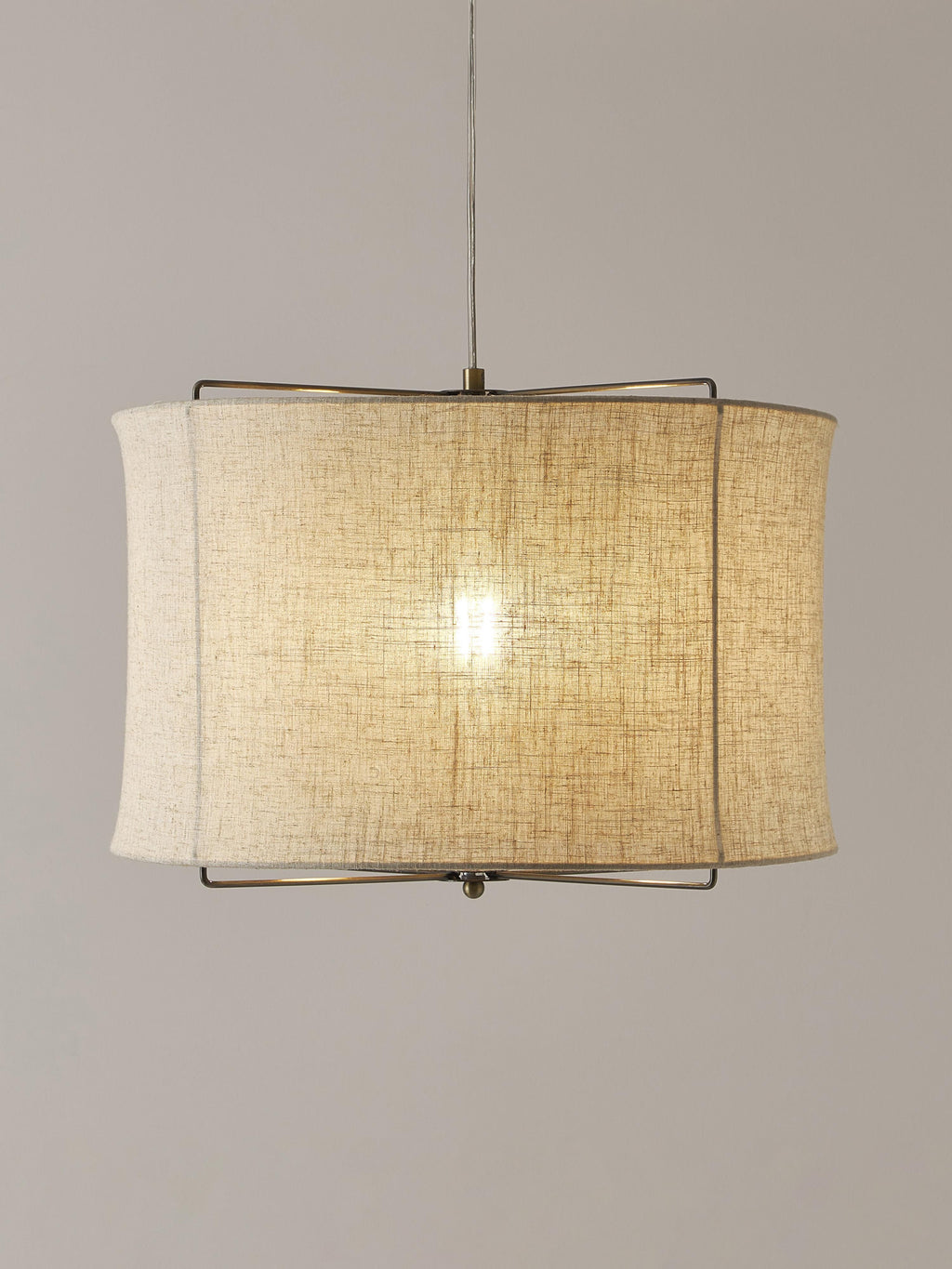 Suspension en lin Vas - Beige clair