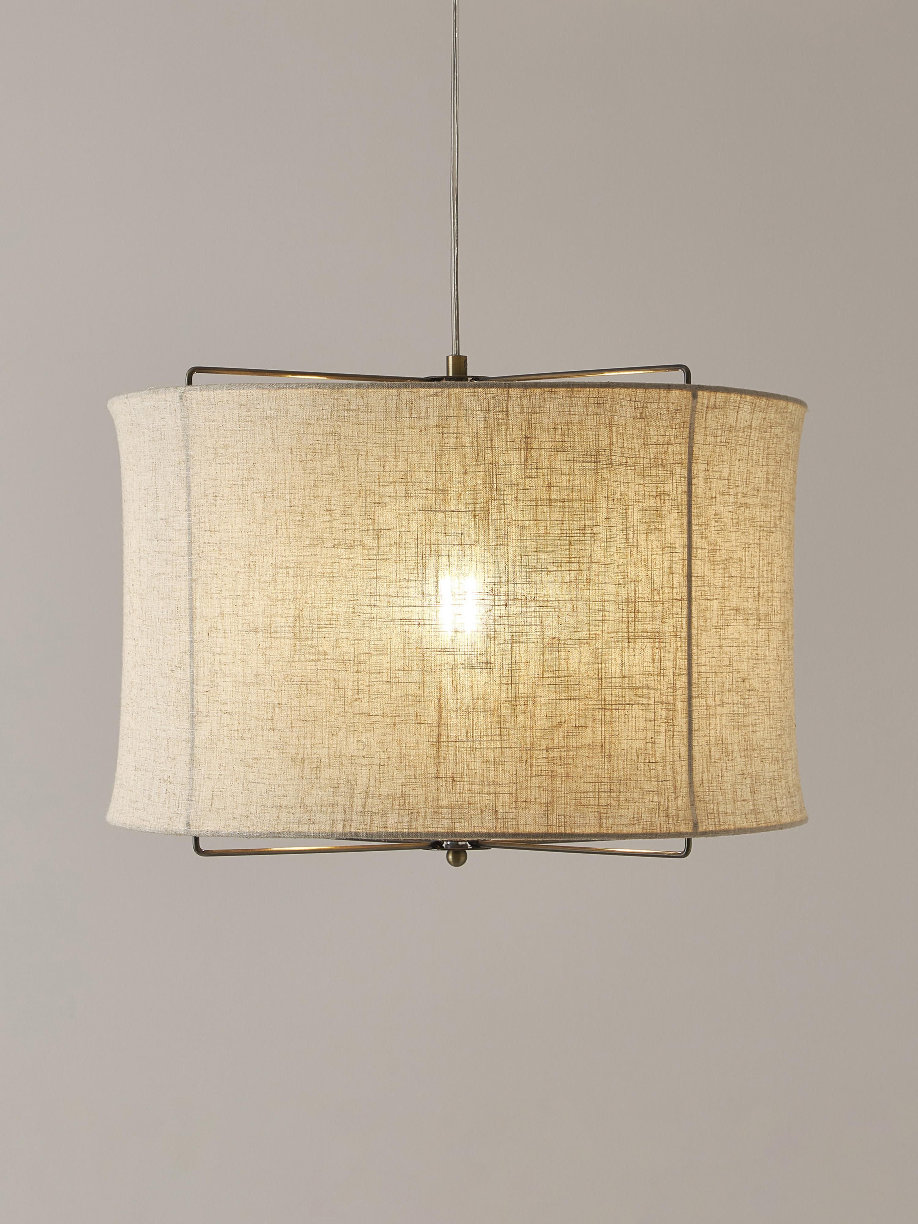Suspension en lin Vas - Beige clair