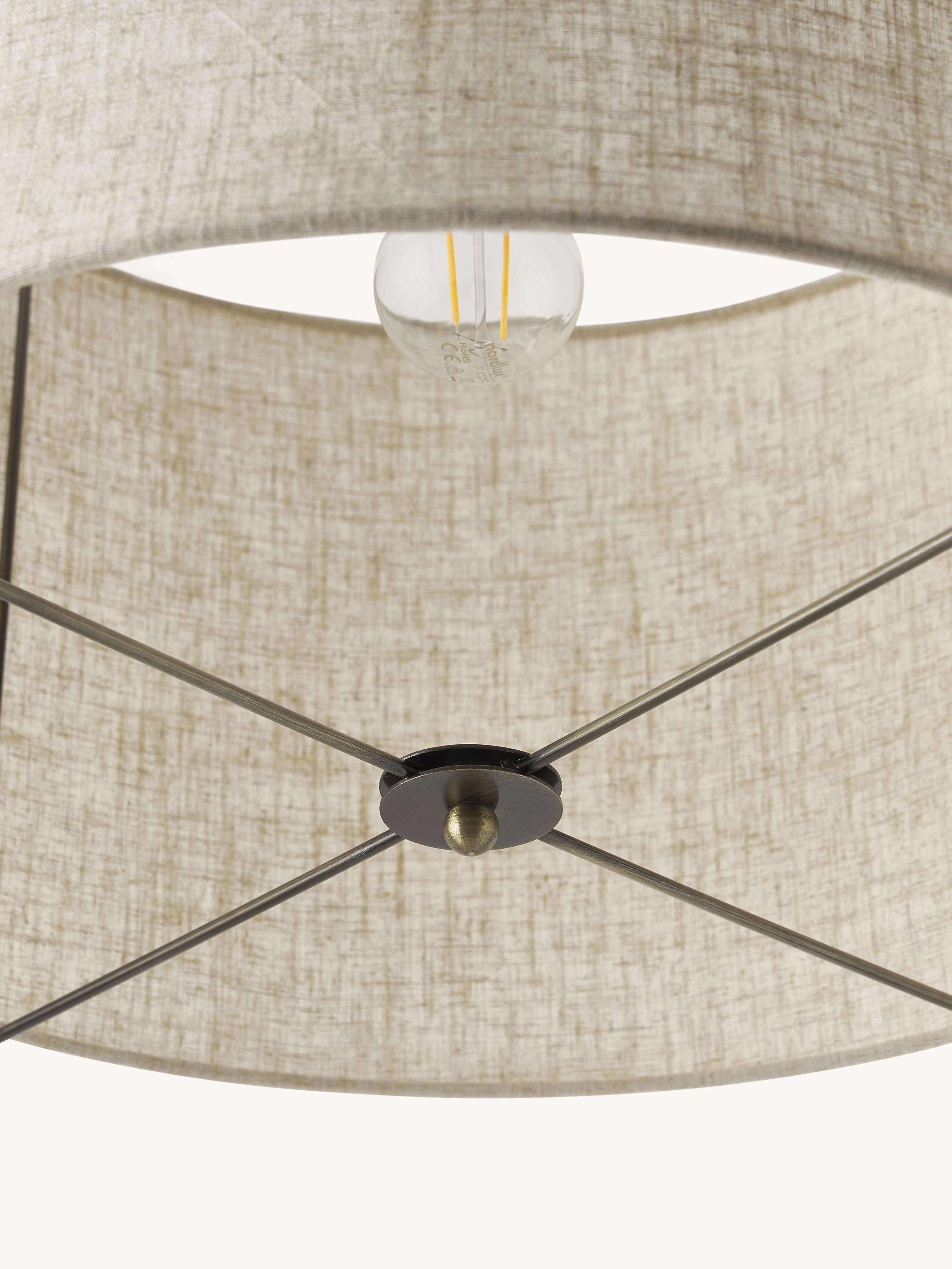 Suspension en lin Vas - Beige clair