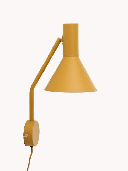 Applique murale design ajustable Mael - Jaune moutarde