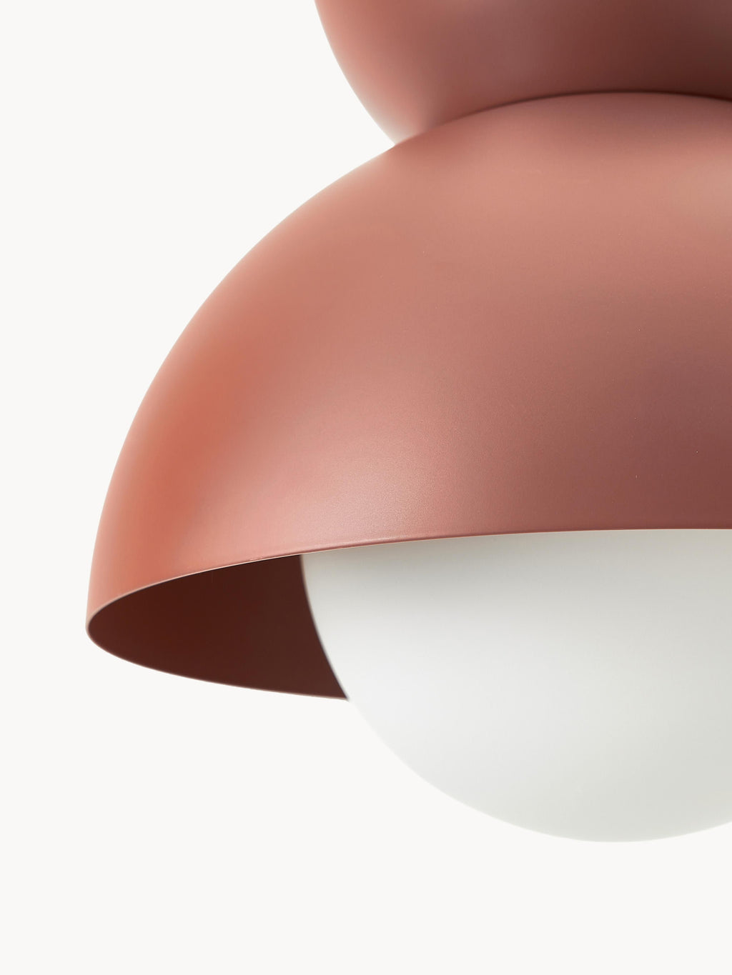 Petite suspension design Grettir - Lie de vin, mat