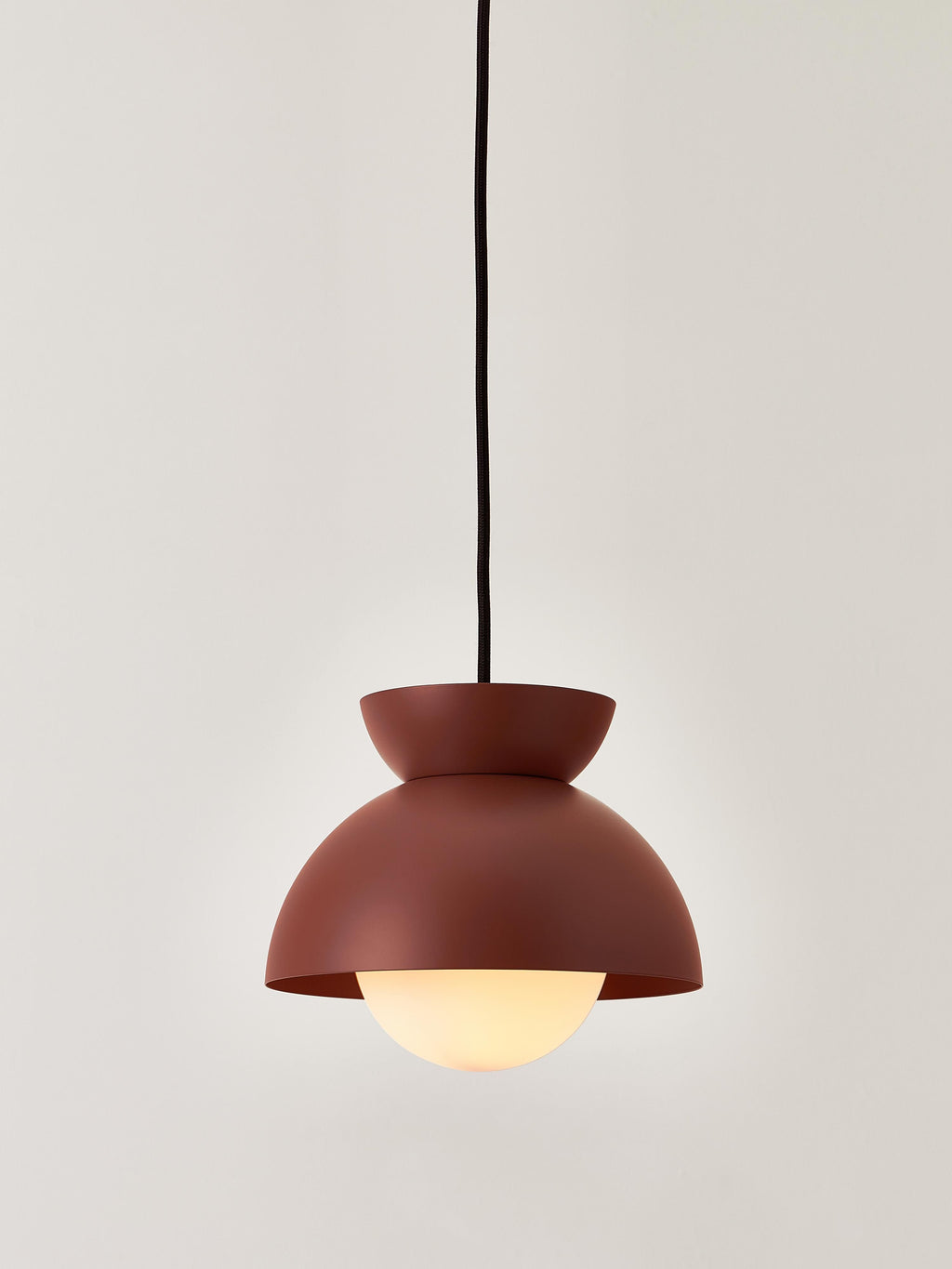 Petite suspension design Grettir - Lie de vin, mat