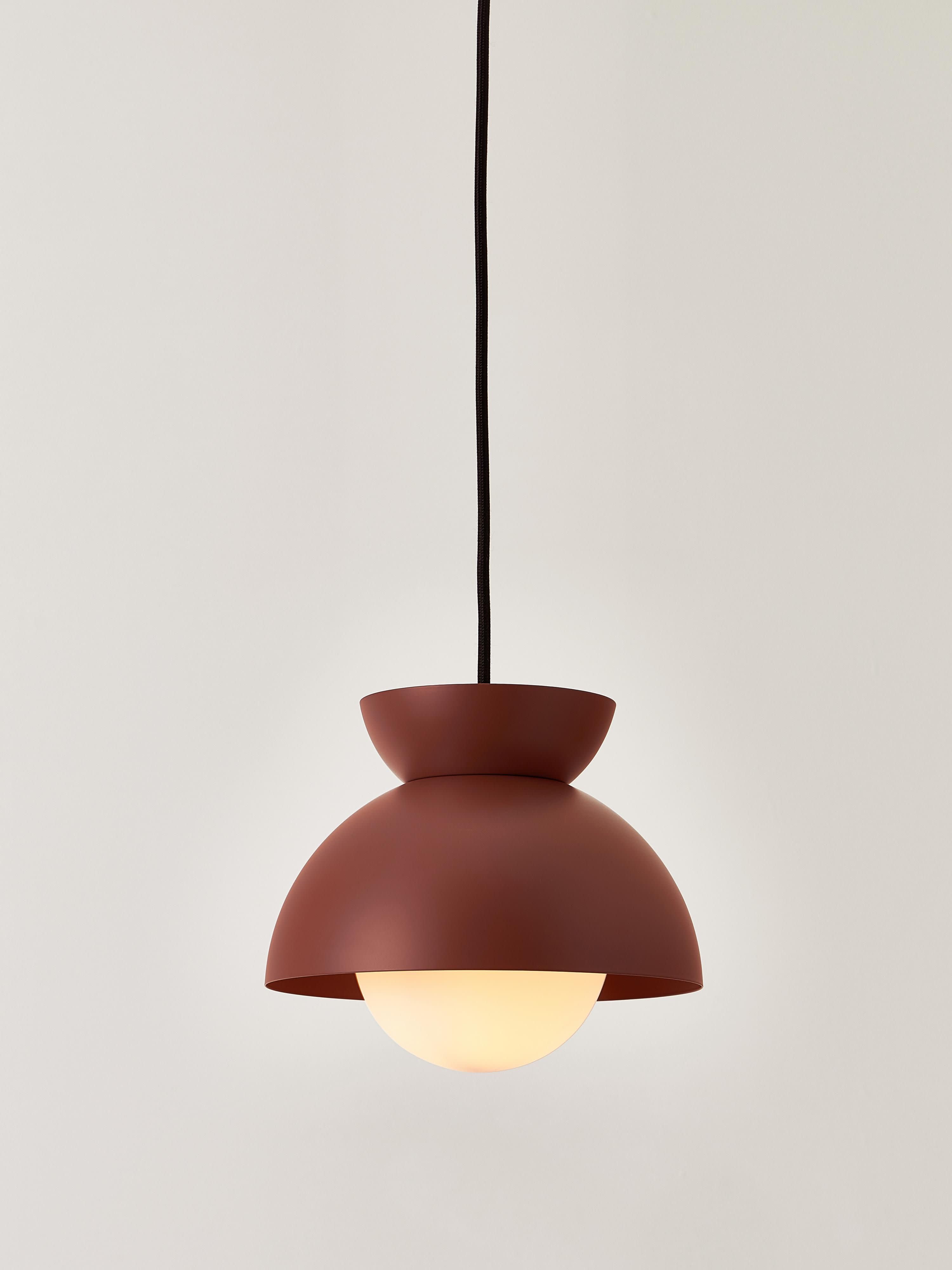 Petite suspension design Grettir - Lie de vin, mat