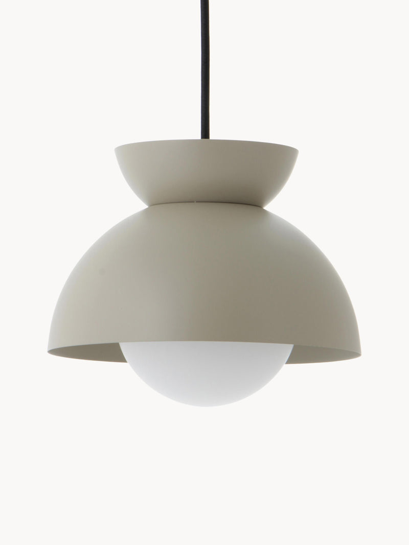 Petite suspension design Grettir - Grège, mat