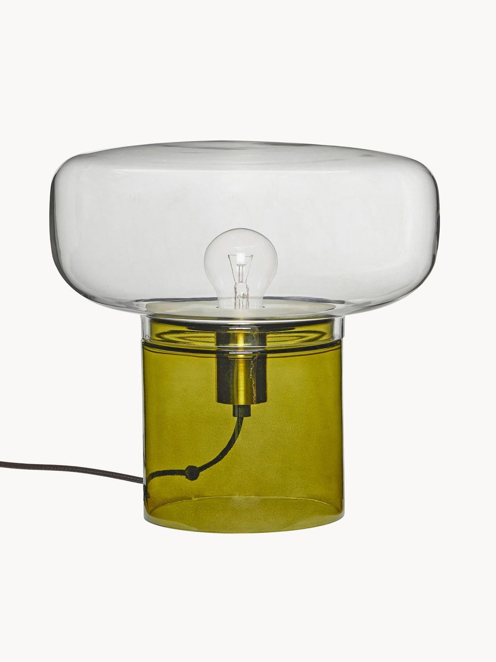 Lampe à poser en verre teinté Vilgot - Vert, transparent
