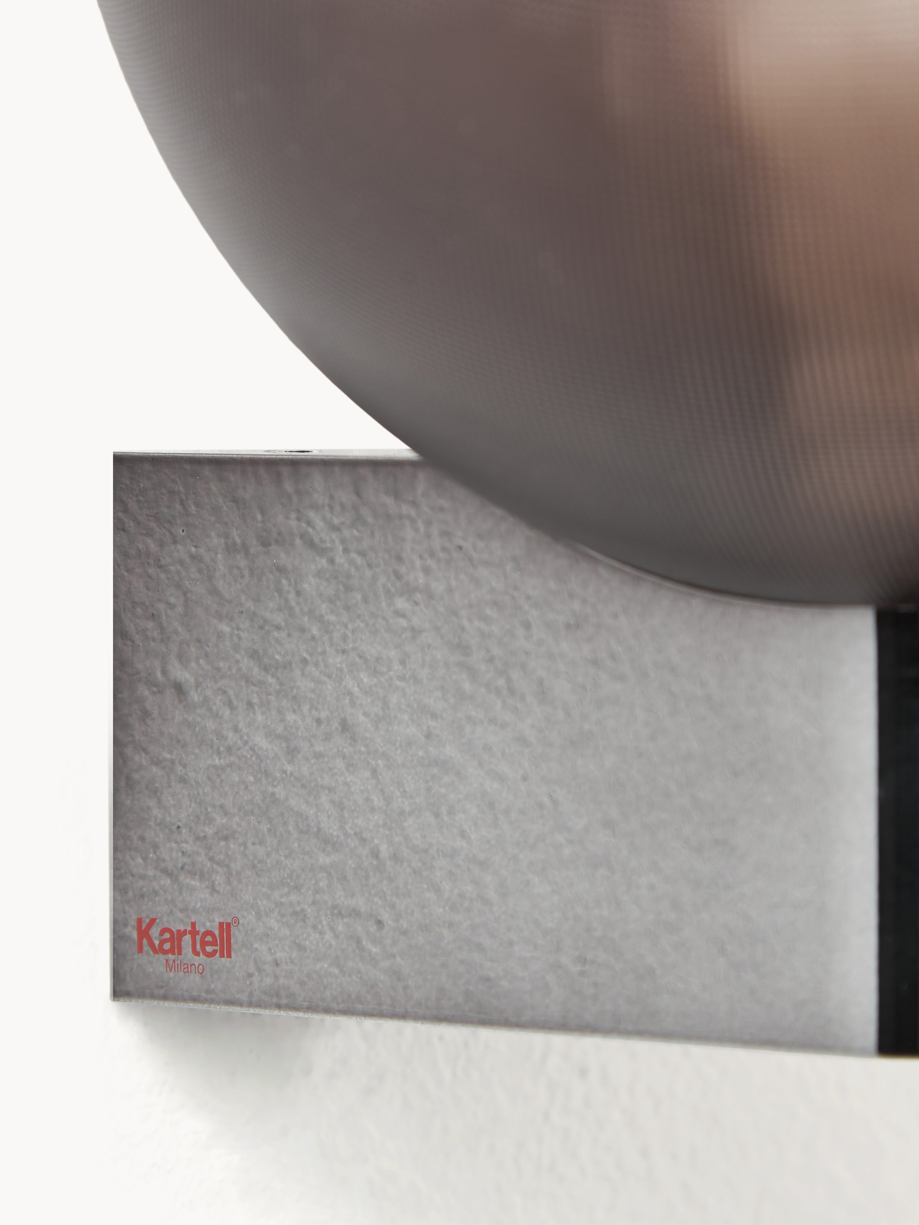 Applique murale LED Elof, intensité ajustable - Brun, argenté